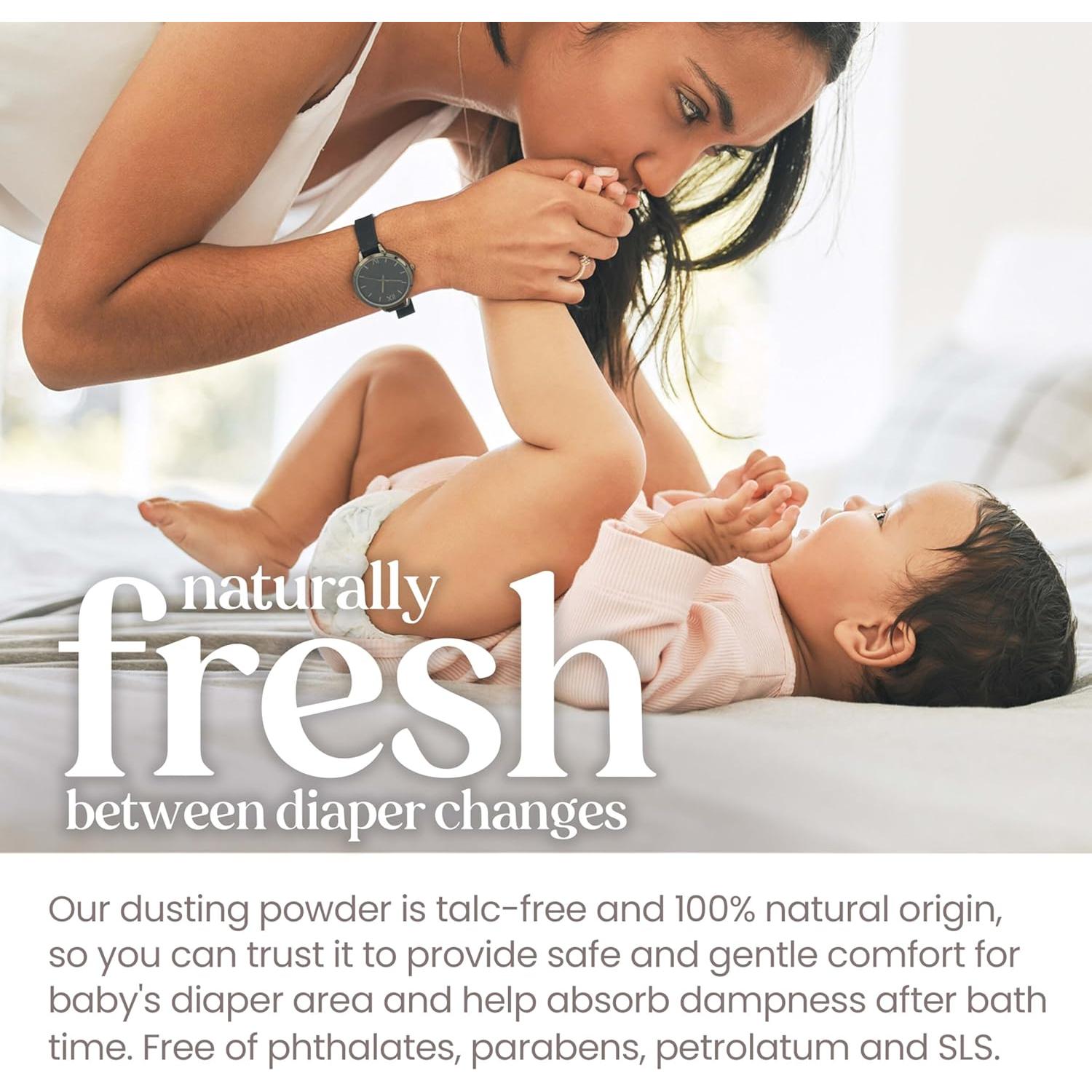 Polvo para Bebés Burt's Bees 212g Libre de Talco Hipoalergénico