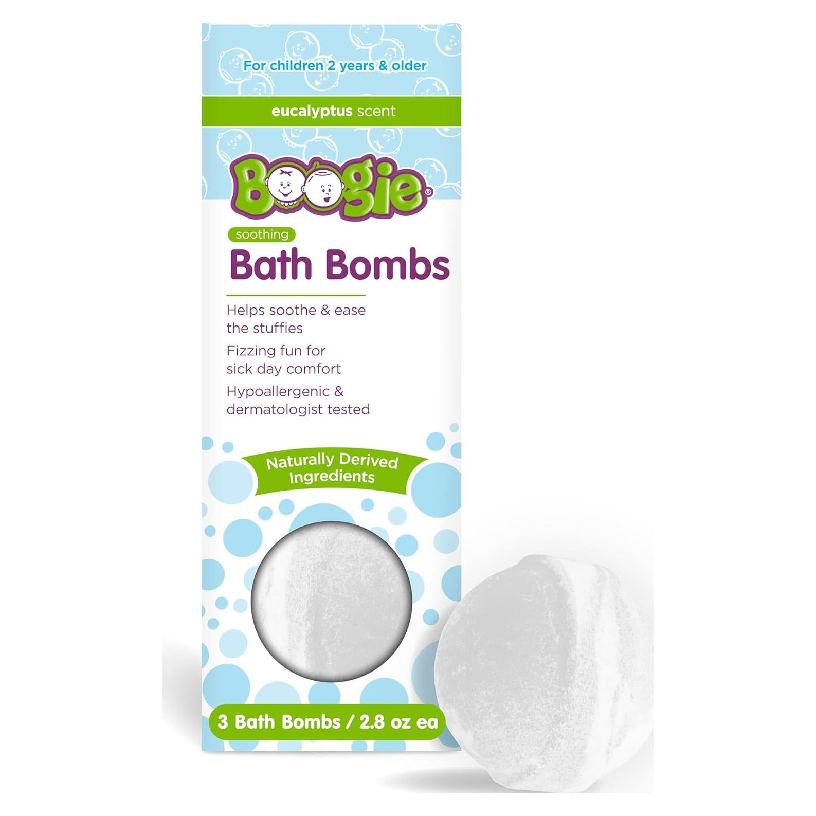 Bolas de Baño Boogie Kids Eucalipto 3 Unidades 79.4 g