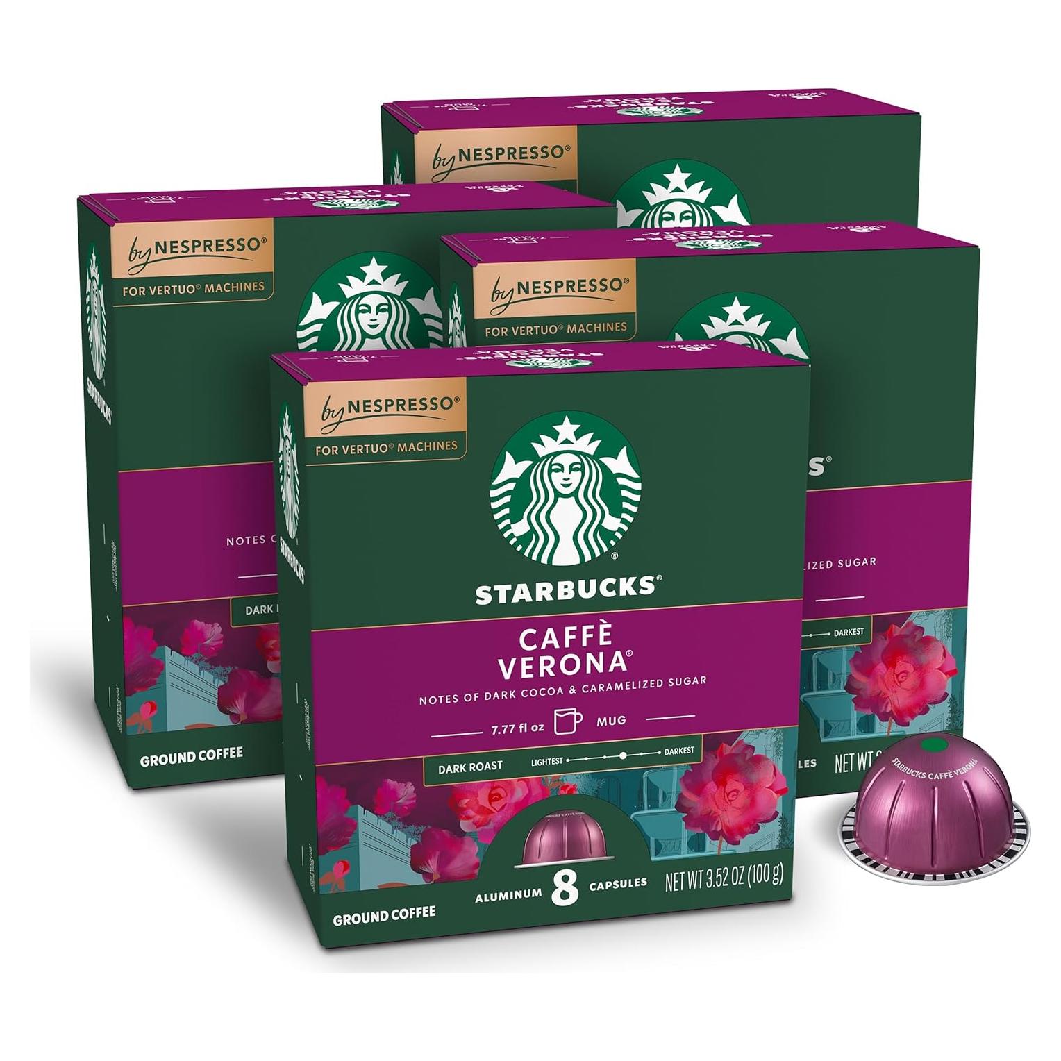 Cápsulas de Café Starbucks Verona para Nespresso Vertuo - 32 Unidades