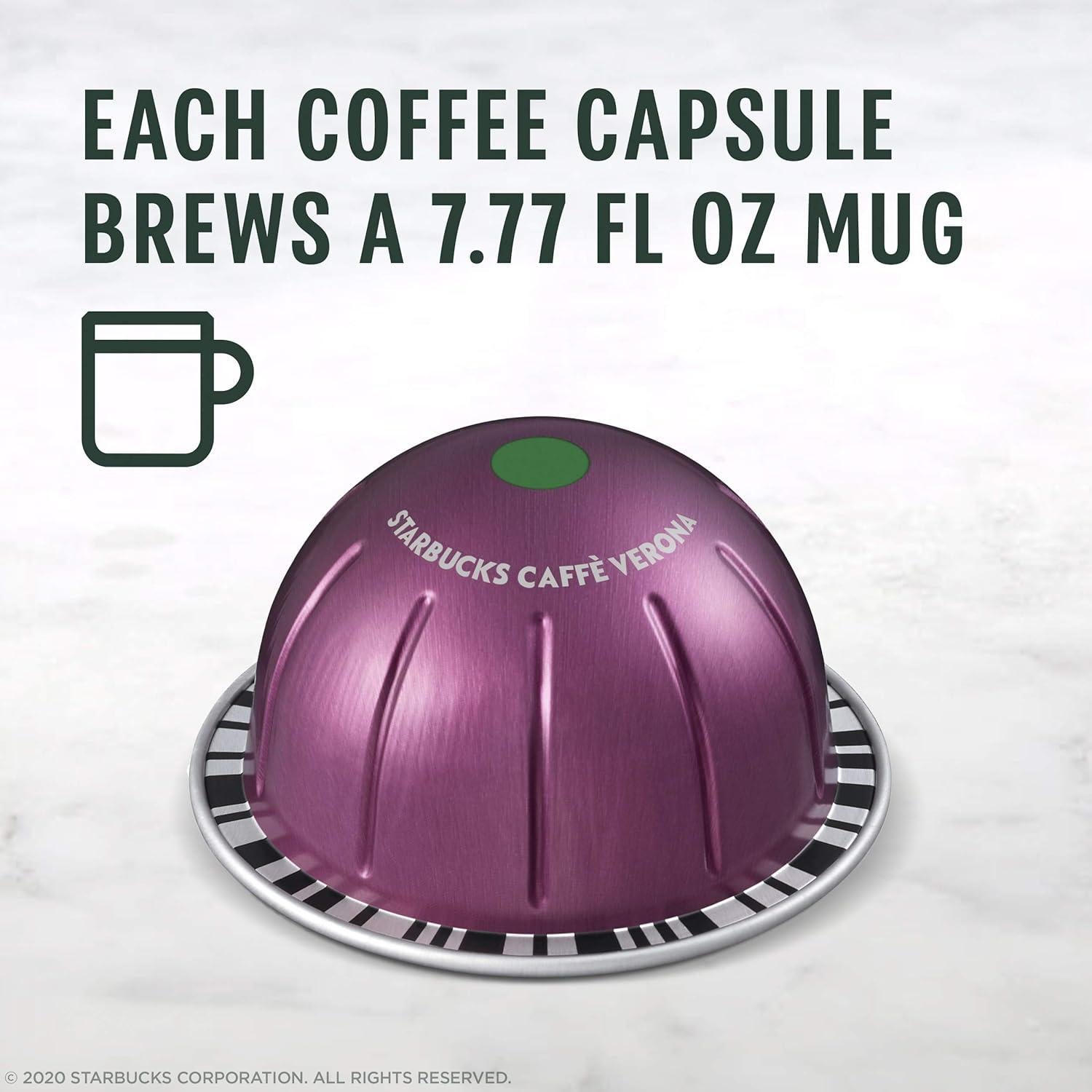 Cápsulas de Café Starbucks Verona para Nespresso Vertuo - 32 Unidades