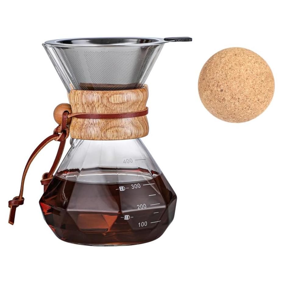 Cafetera de Goteo HYAXGM 400ml con Filtro Permanente