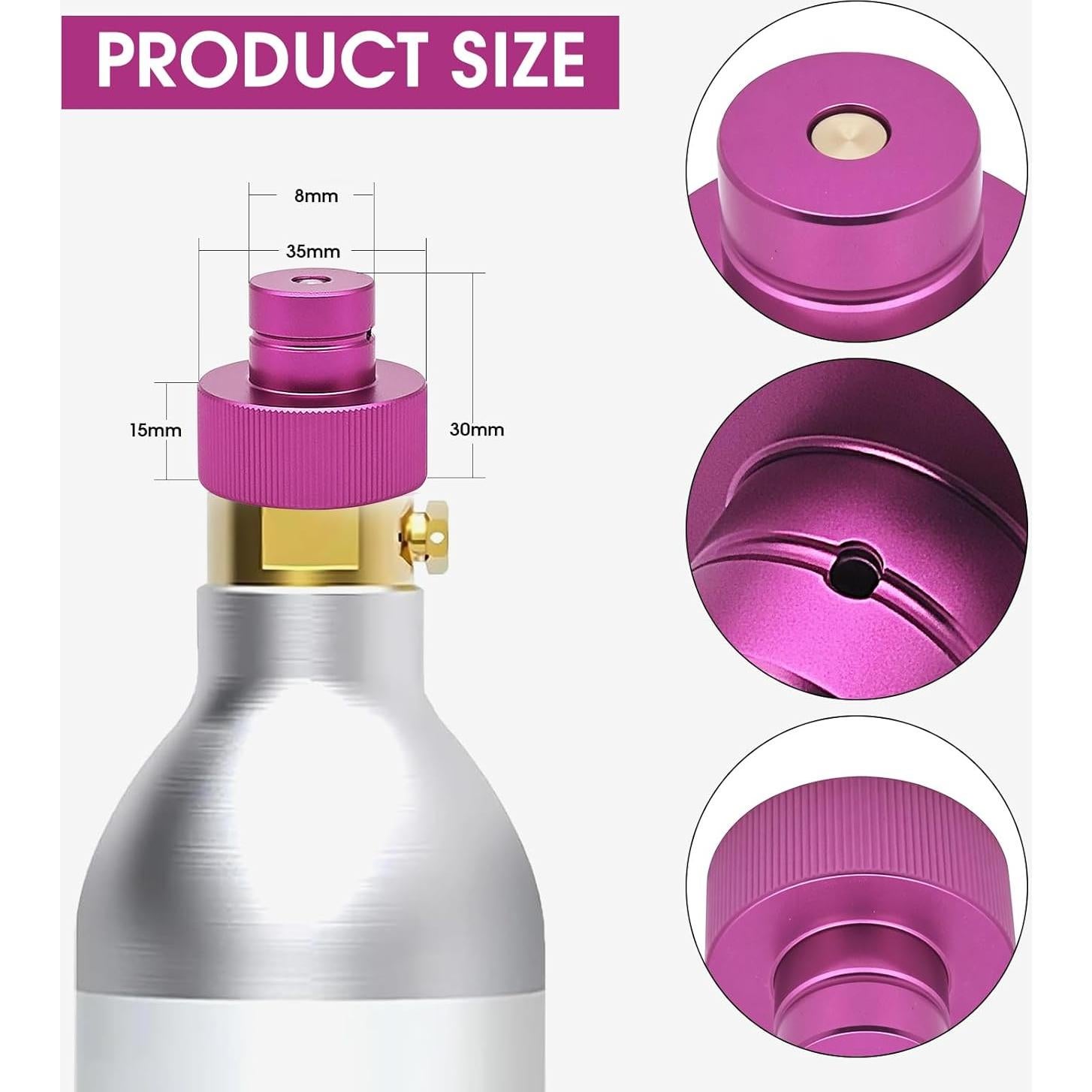 Adaptador de Recarga CO2 ZRDR para Máquinas de Soda DUO ART TERRA