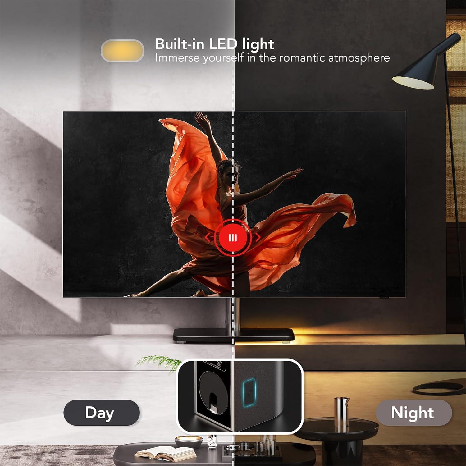 Soporte de TV Universal LLDEPLL 50-90" Ajustable 68 kg Negro