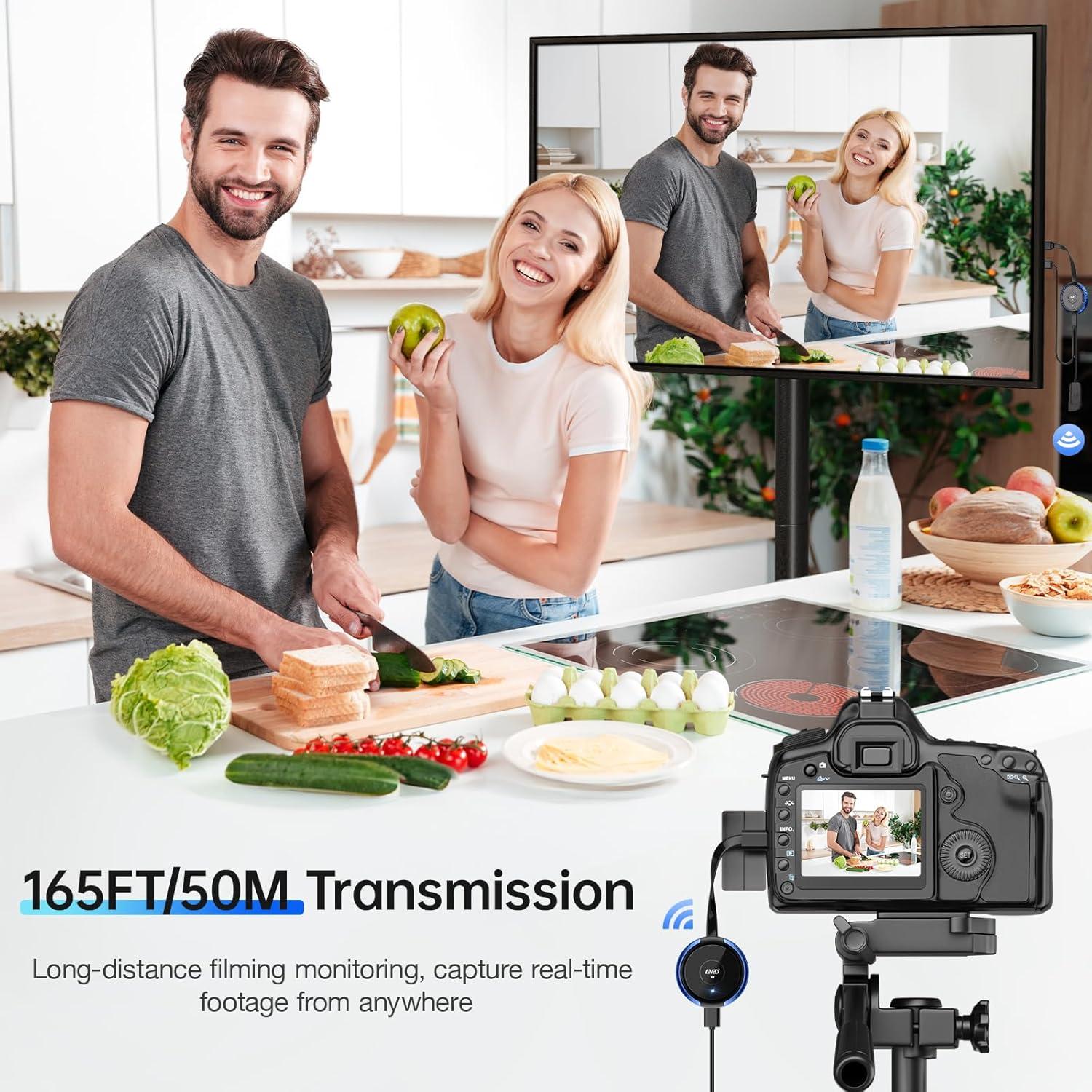 Transmisor Inalámbrico USB C AIMIBO Q3 4K HDMI 50M