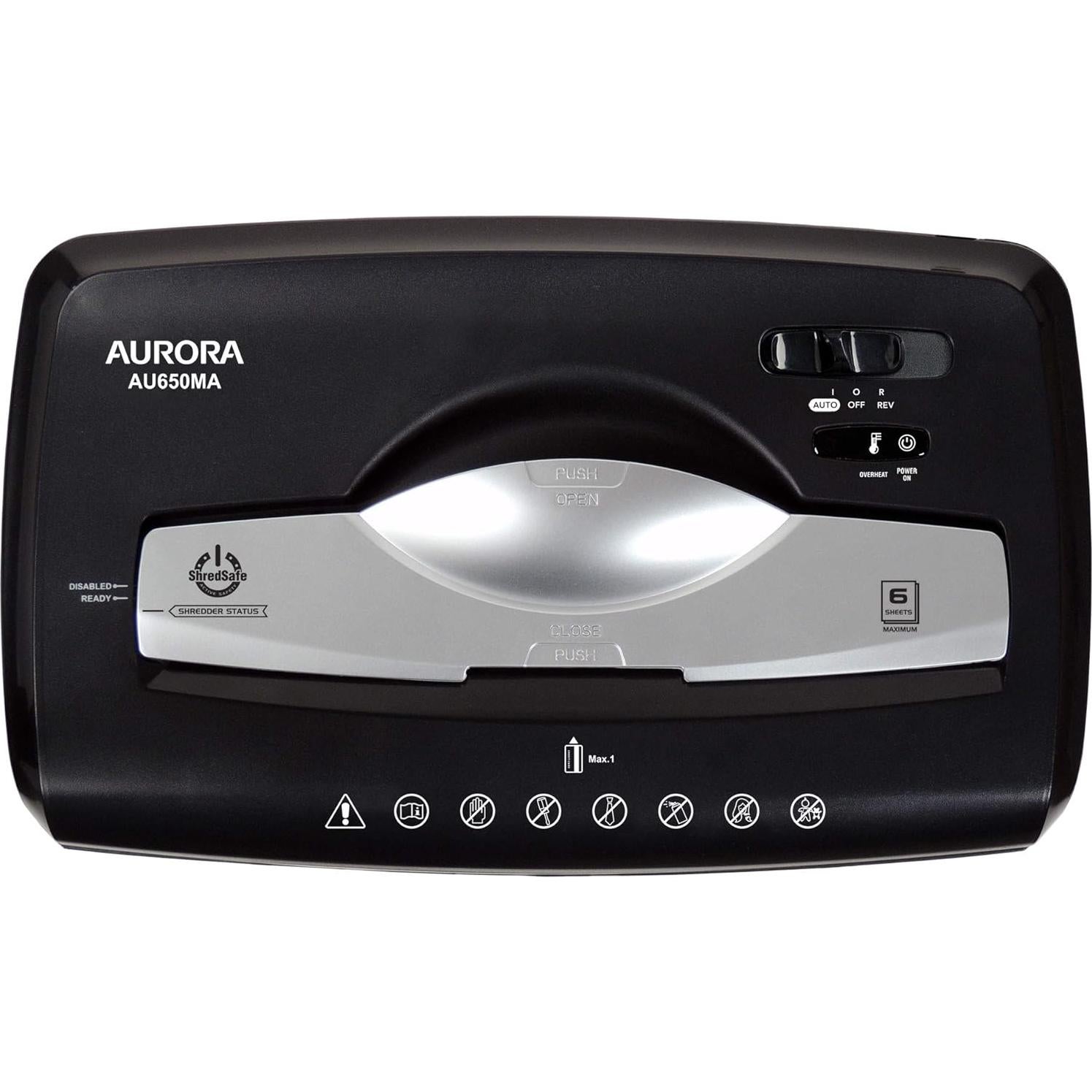 Trituradora de Papel Aurora AU650MA Micro-Corte 6 Hojas