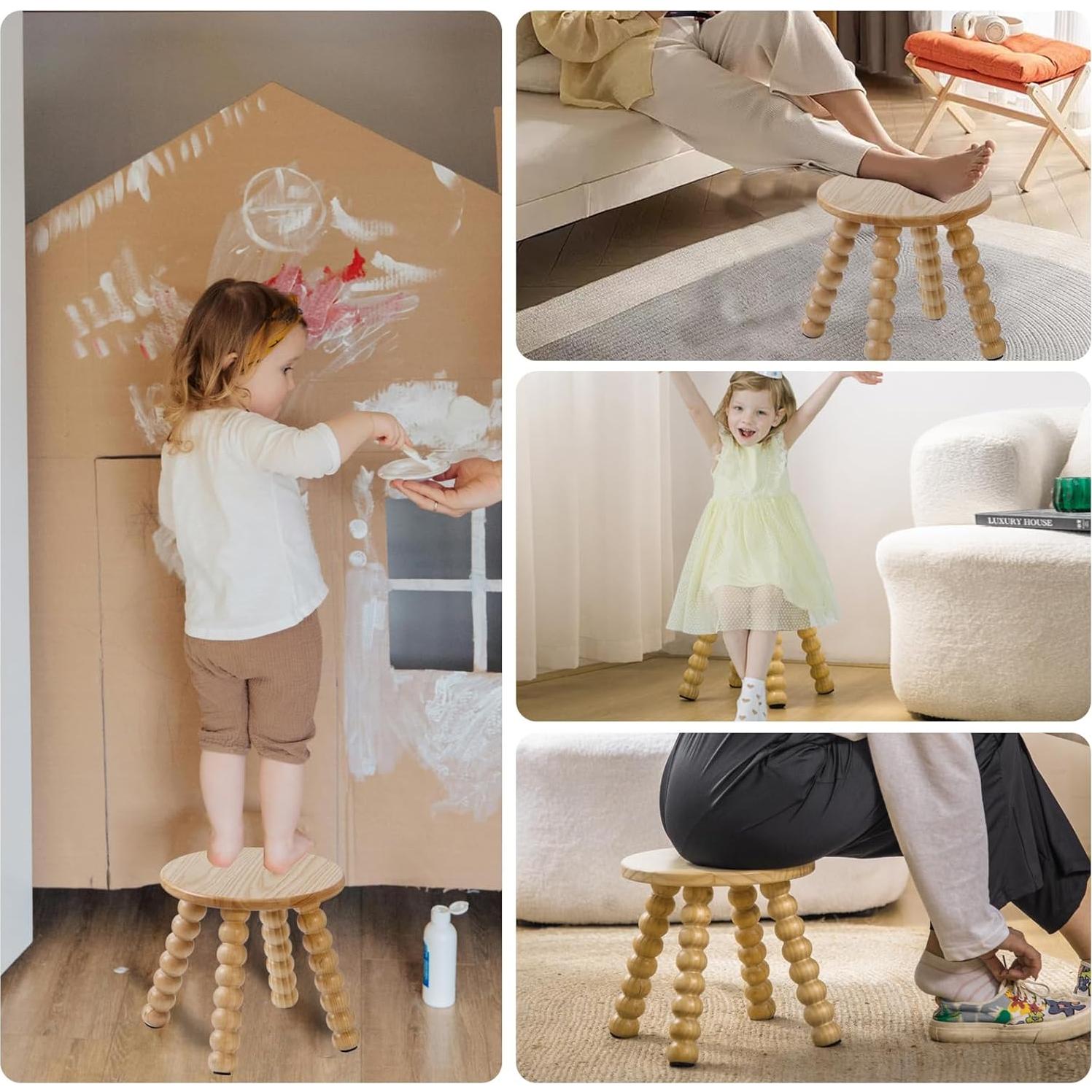 Taburete de Madera Sólida HuiDao 26.92 cm Antideslizante