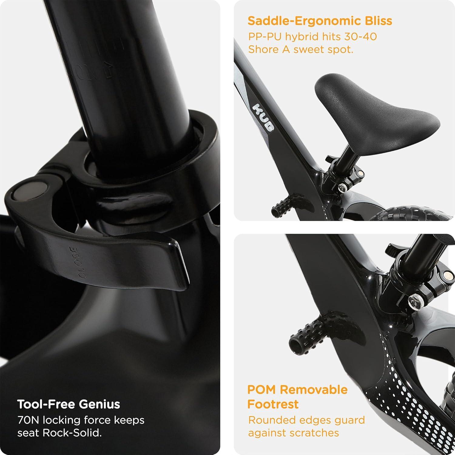 Bicicleta de Equilibrio KÜB para Niños 3-5 Años, 12" Ruedas