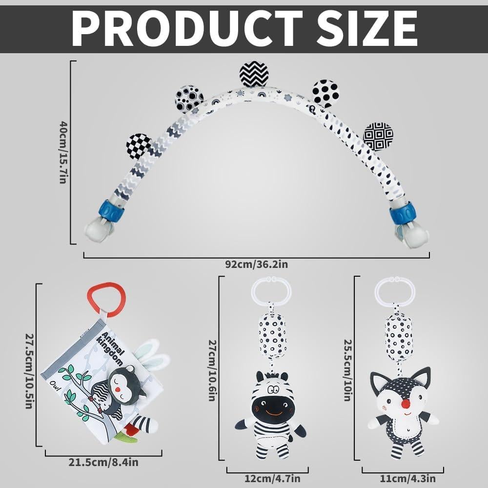 Arco de Actividad para Bebés Caterbee - Juguetes Colgantes y Ajustable