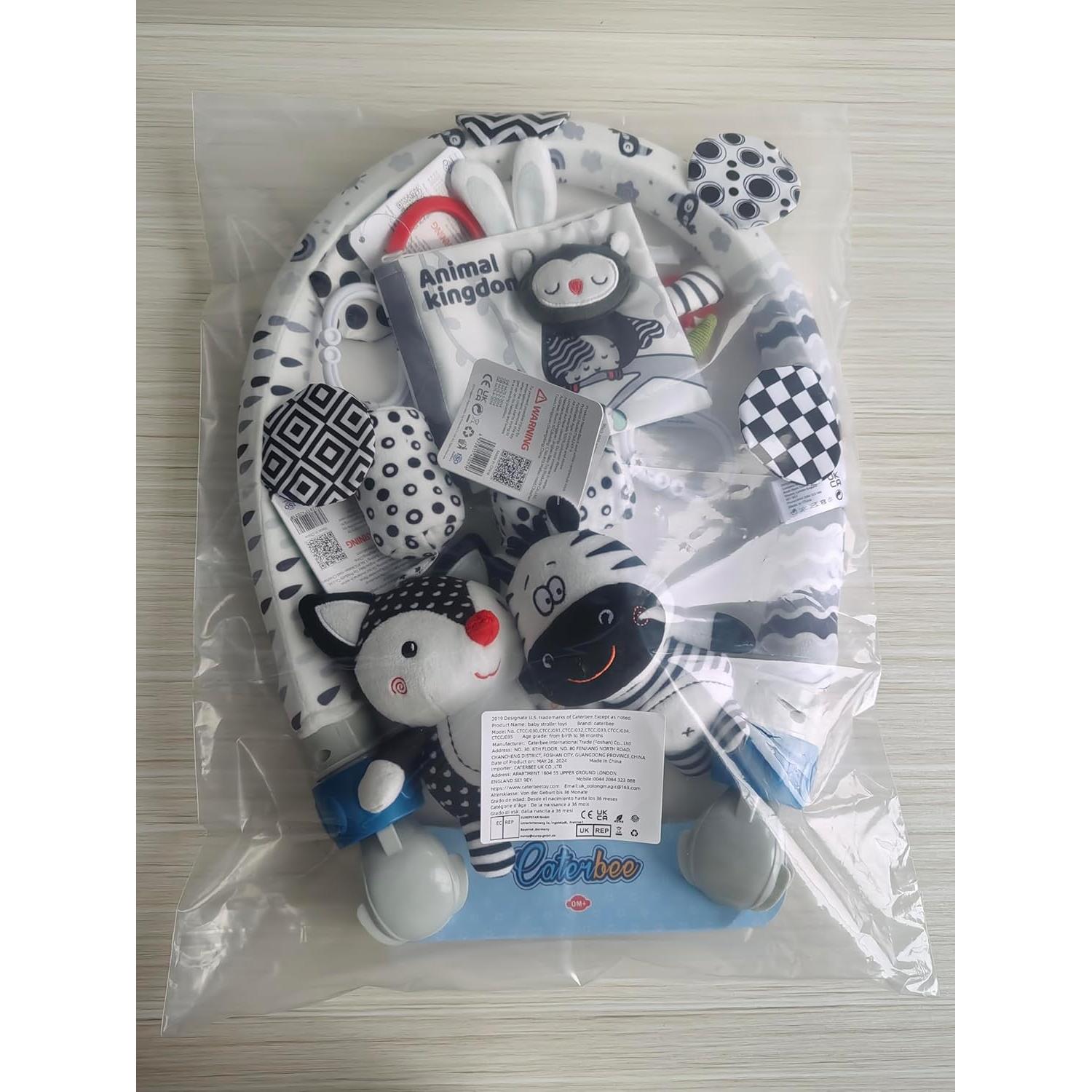 Arco de Actividad para Bebés Caterbee - Juguetes Colgantes y Ajustable