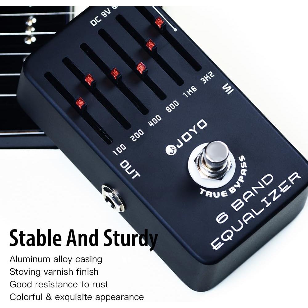 Pedal Ecualizador JOYO JF-11 de 6 Bandas para Guitarra