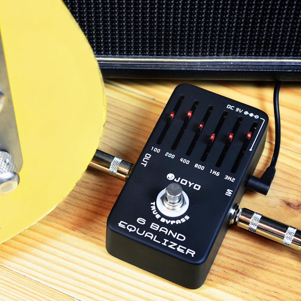 Pedal Ecualizador JOYO JF-11 de 6 Bandas para Guitarra
