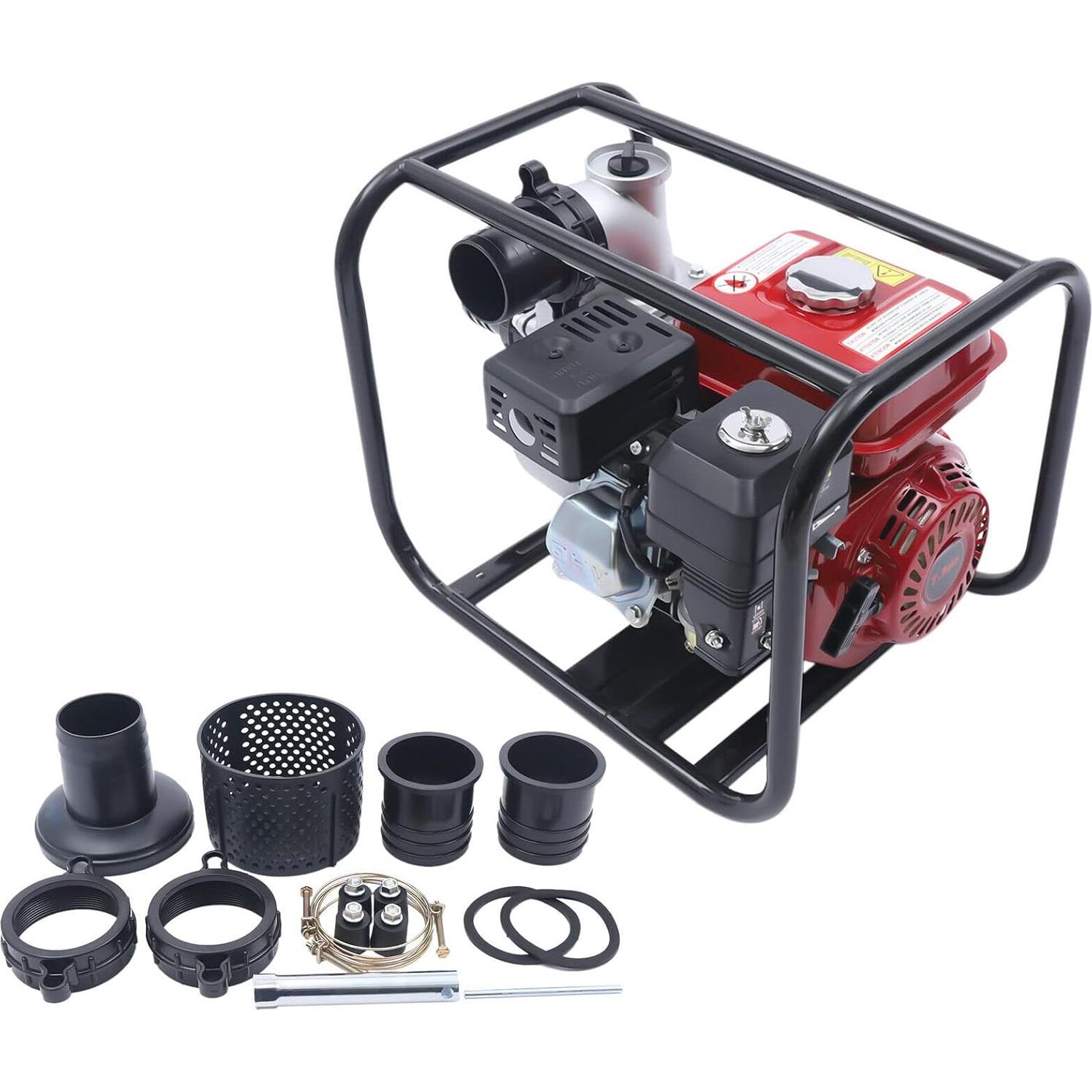 Bomba de Agua Gasolina Eapmic 6.5HP 210CC 36m³/h Riego