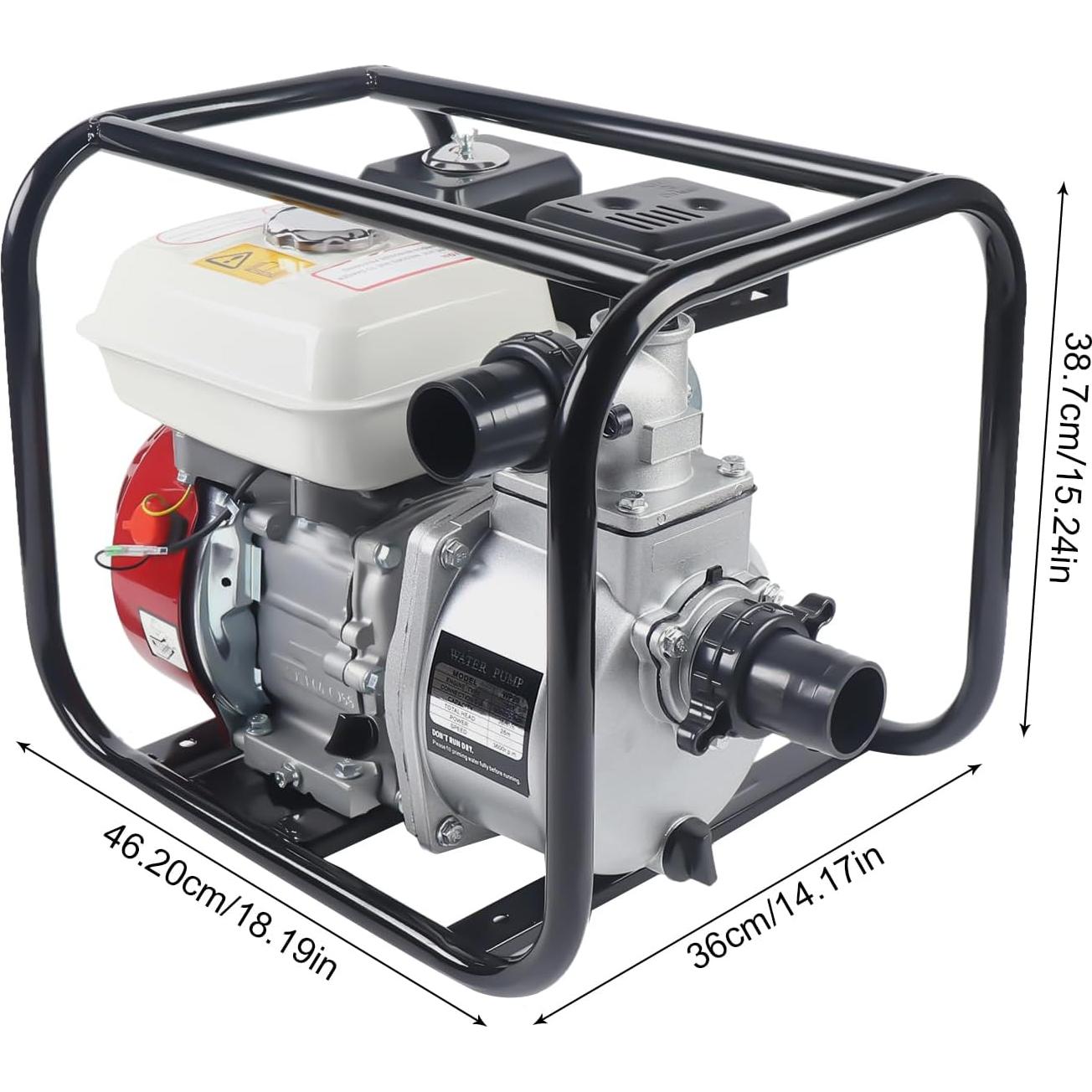 Bomba de Agua Gasolina Eapmic 6.5HP 210CC 36m³/h Riego