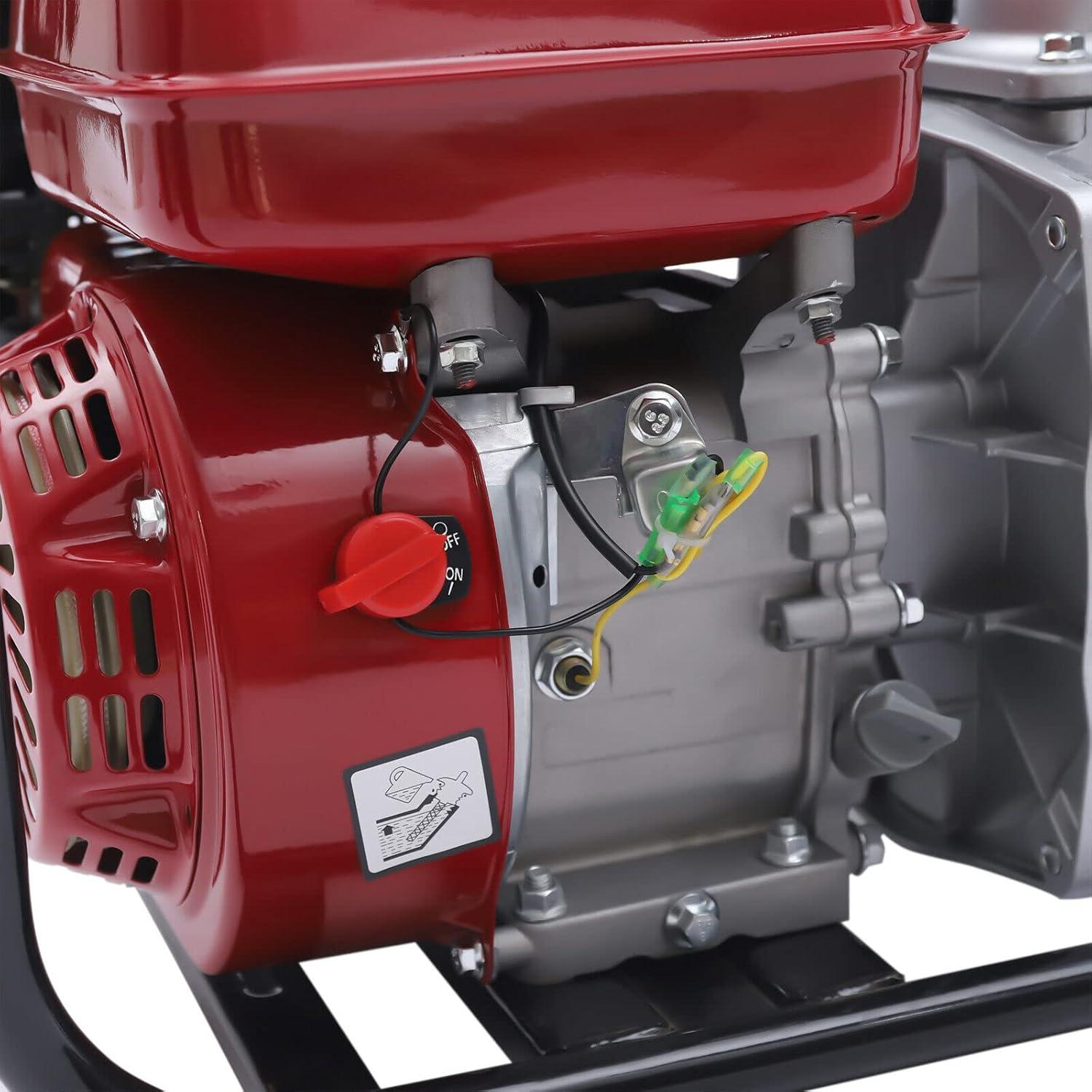 Bomba de Agua Gasolina Eapmic 6.5HP 210CC 36m³/h Riego