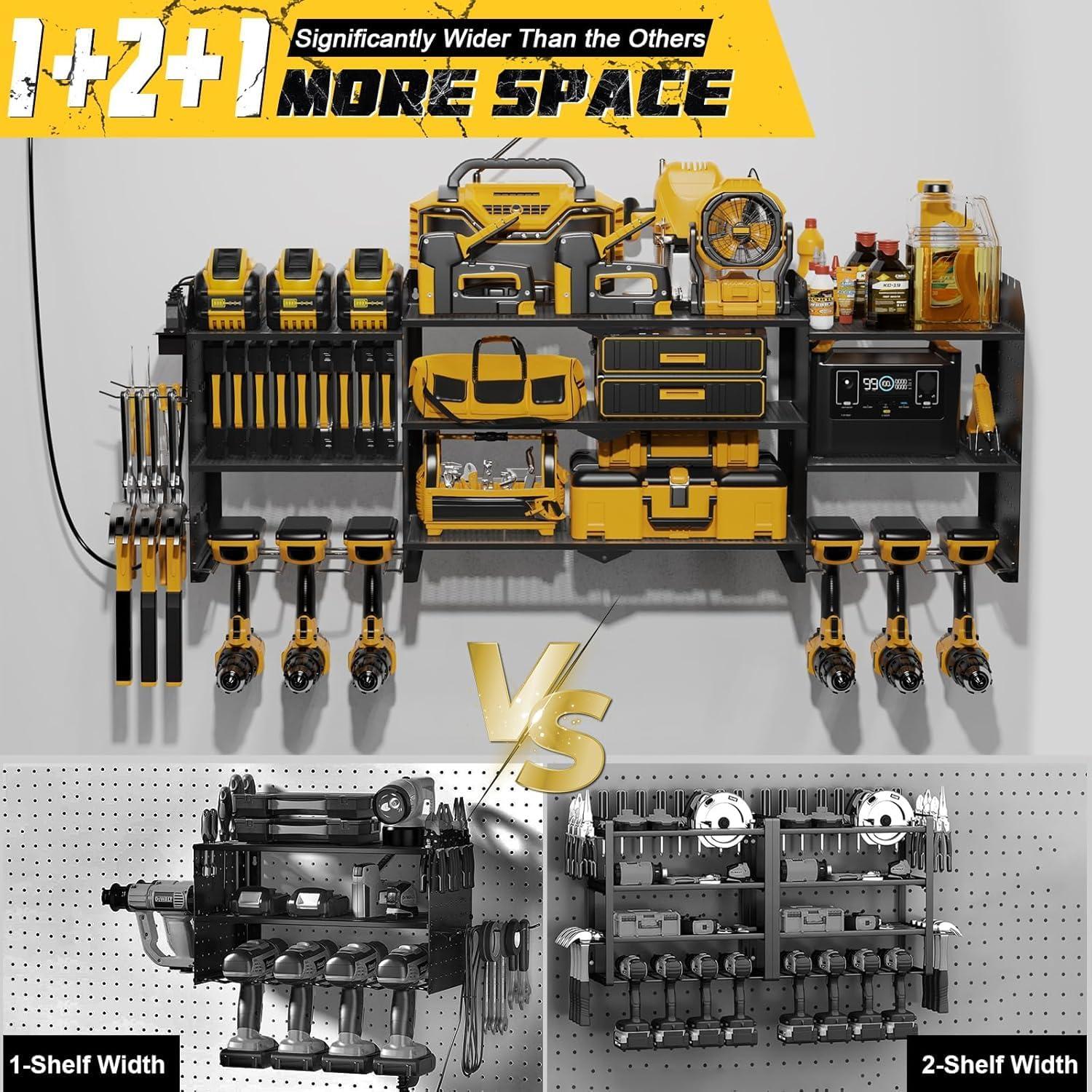 Organizador de Herramientas Gachiwar 3 Capas Montaje Pared 15kg