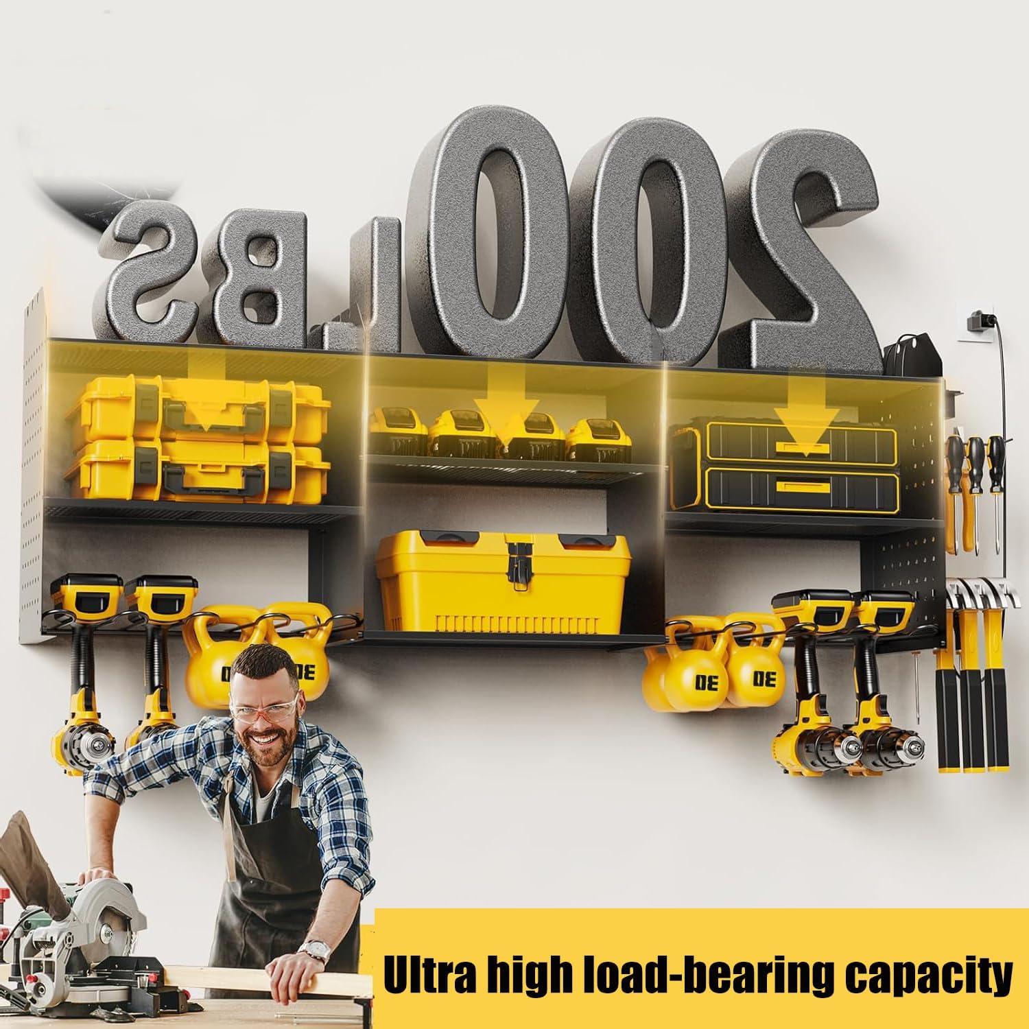 Organizador de Herramientas Gachiwar 3 Capas Montaje Pared 15kg