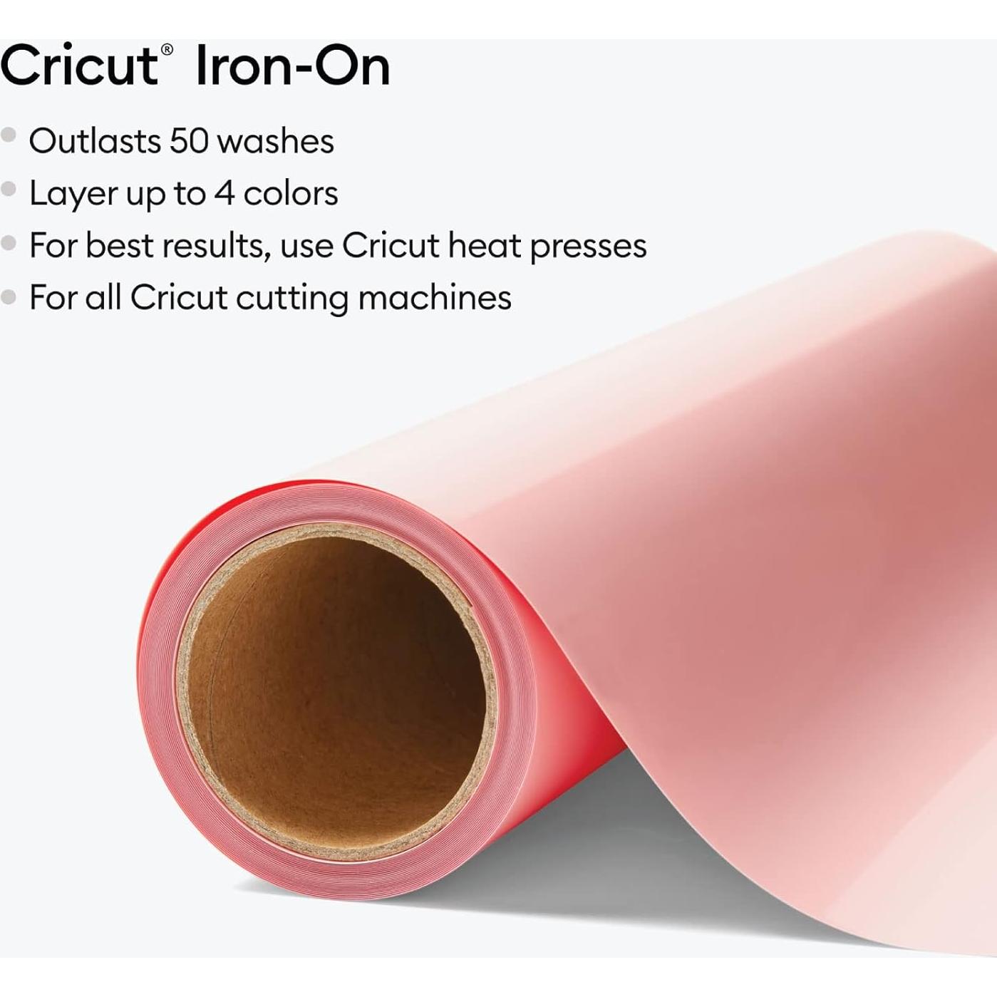 Vinilo Transferible Cricut Rosa 30.5 cm x 3.6 m 100% Poliester