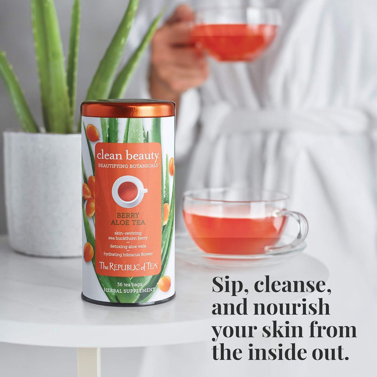 Té de Hierbas de Belleza Limpia The Republic of Tea 36 Unidades