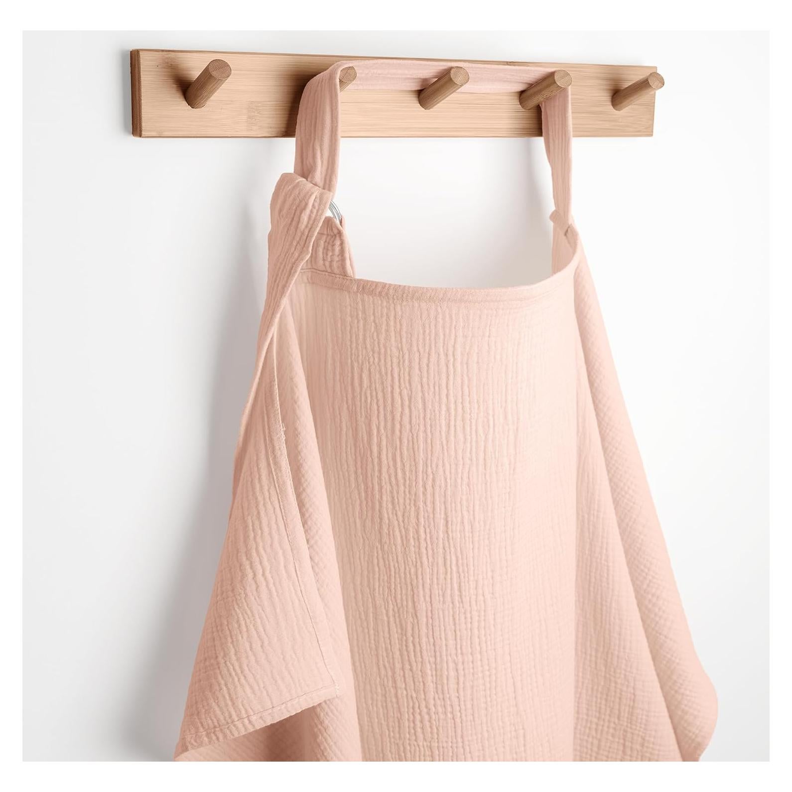 Cubierta de Lactancia Comfy Cubs Rosa 100% Muselina 21.5x16cm