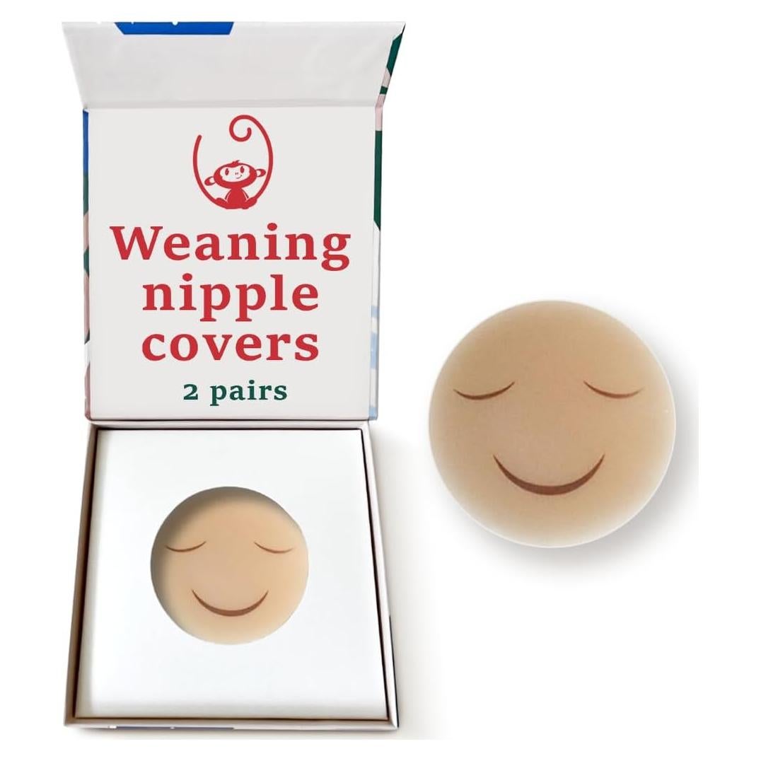 Cubiertas de pezón reutilizables Feliz Wean - Destete suave