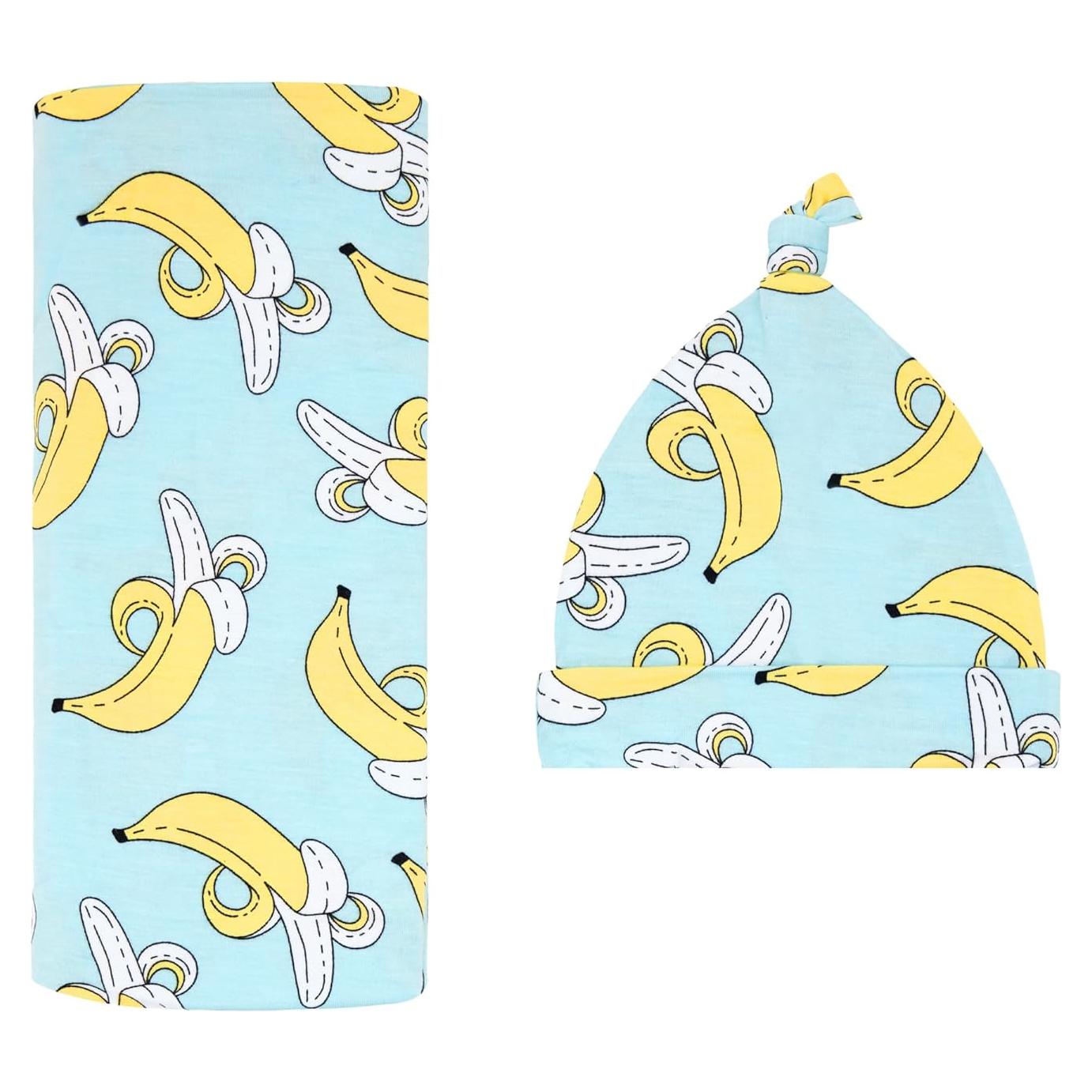 Conjunto de Envueltas y Sombrero Little Sleepies - Viscosa de Bambú