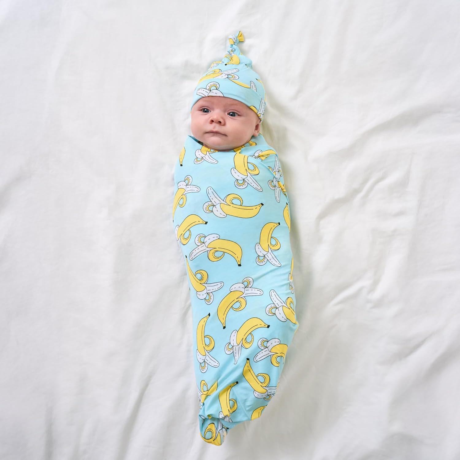 Conjunto de Envueltas y Sombrero Little Sleepies - Viscosa de Bambú