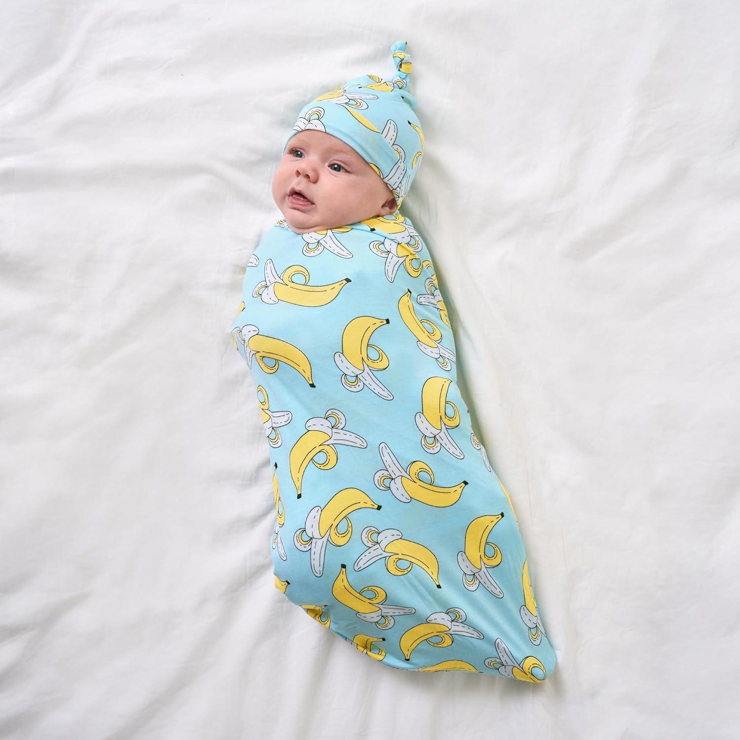 Conjunto de Envueltas y Sombrero Little Sleepies - Viscosa de Bambú