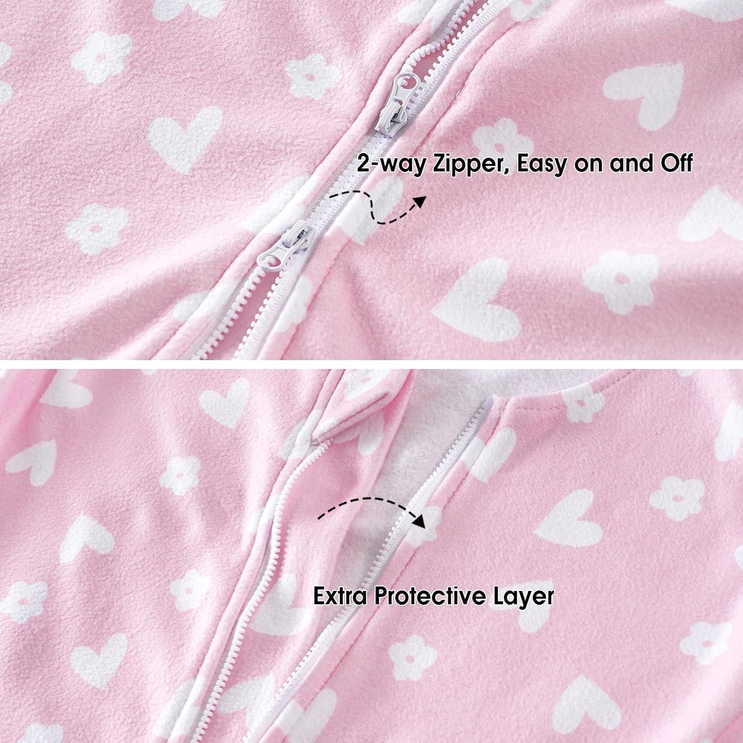 Saco de Dormir PHF para Bebés 0-6 Meses Microforro 3 Piezas