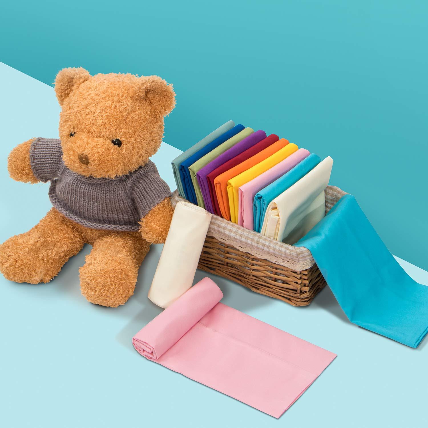 FLXXIE 2 Fundas de Almohada Microfibra Niños 14x20 cm Negro