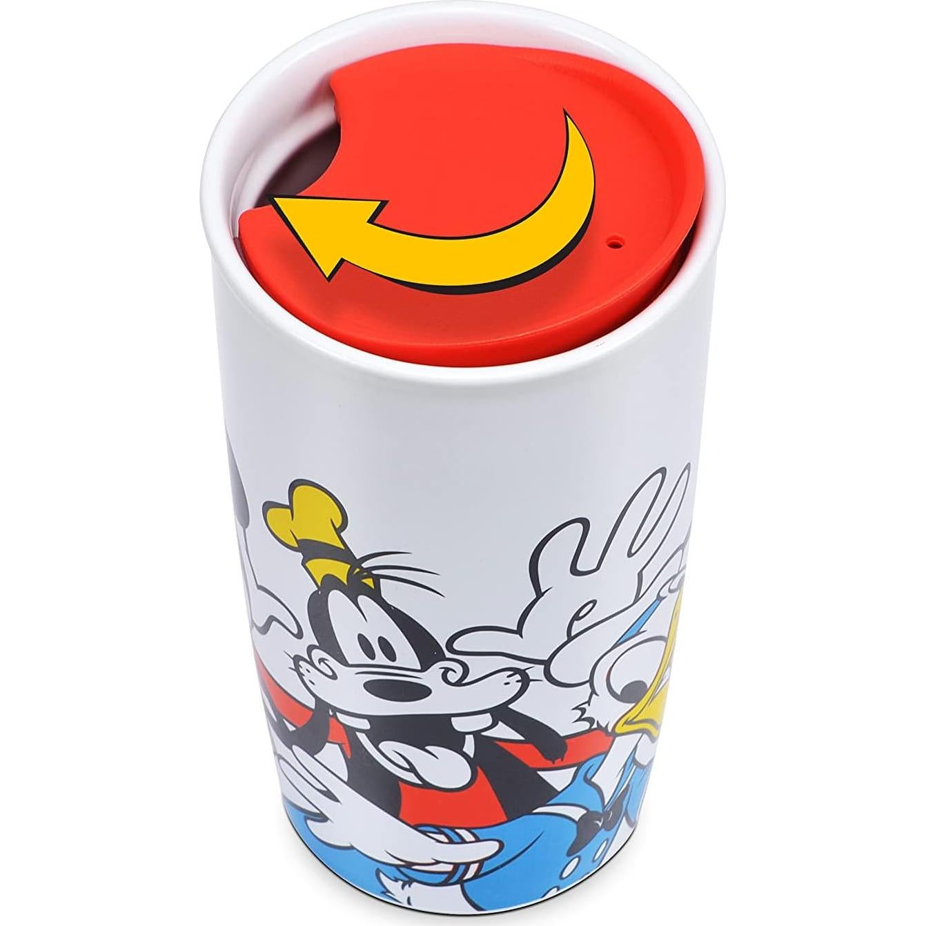 Calentador de Tazas Mickey y Amigos con Taza 473 ml