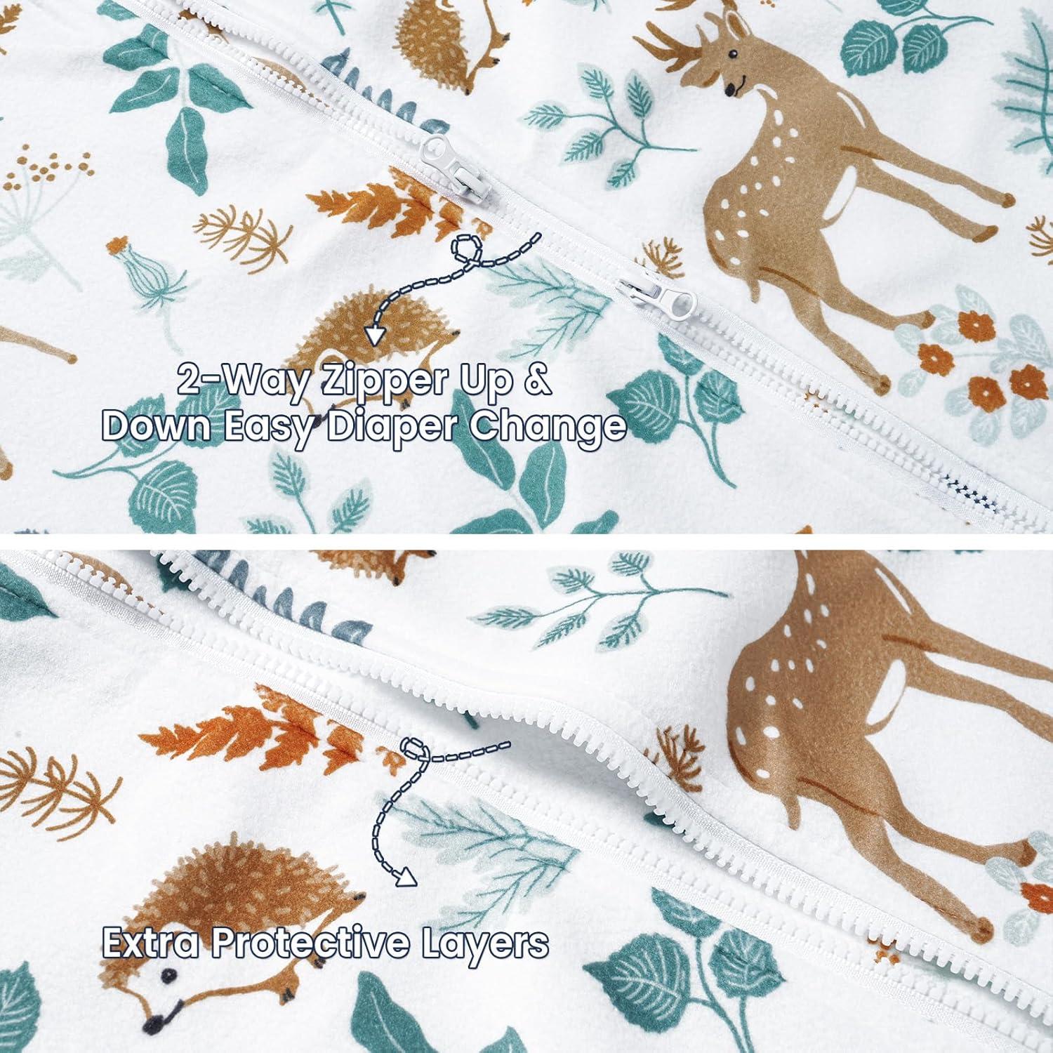 Sacos de Dormir Microforro David's Kids 0-6 Meses Bosque