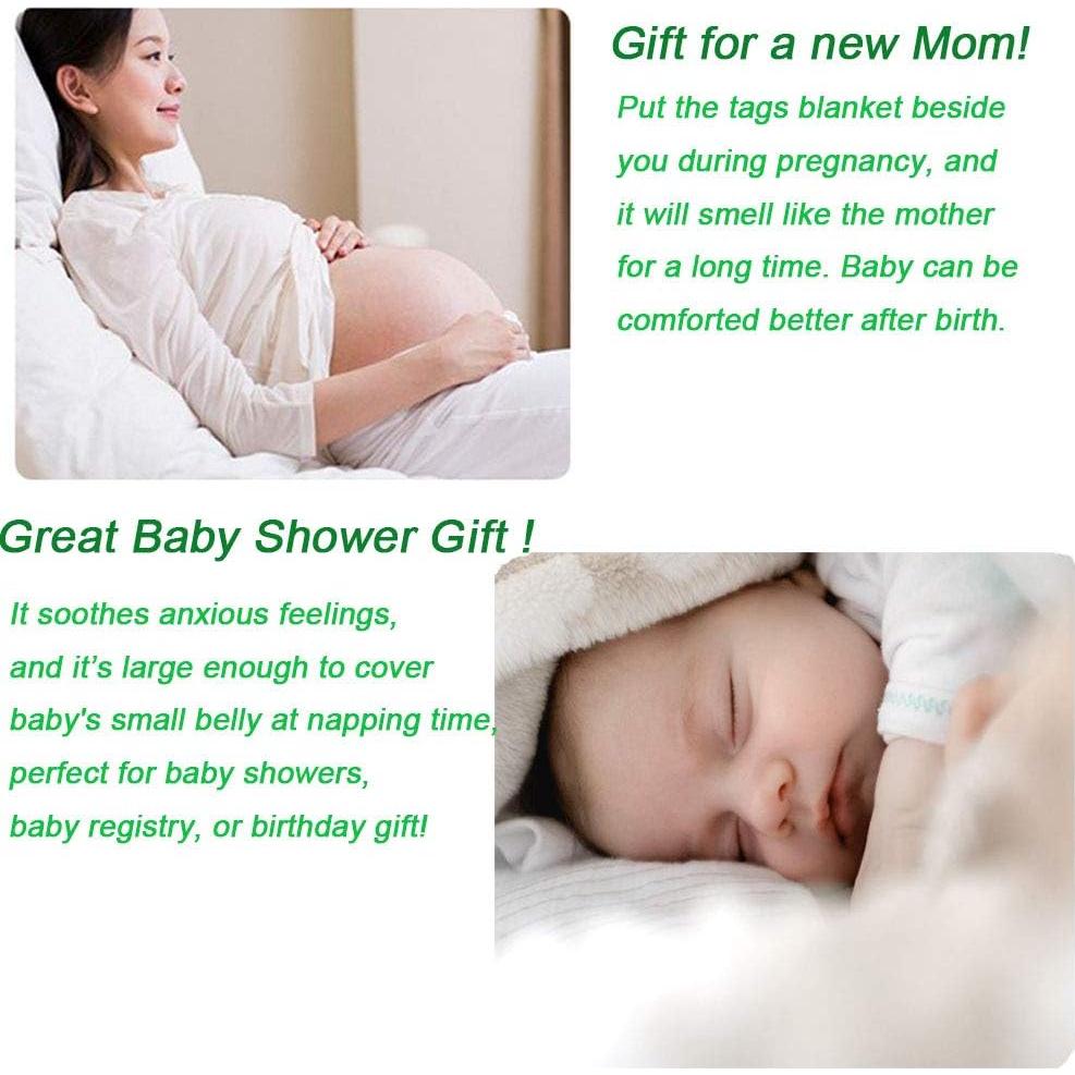 Manta de Seguridad para Bebé Yufiova Gris con Etiquetas Coloridas