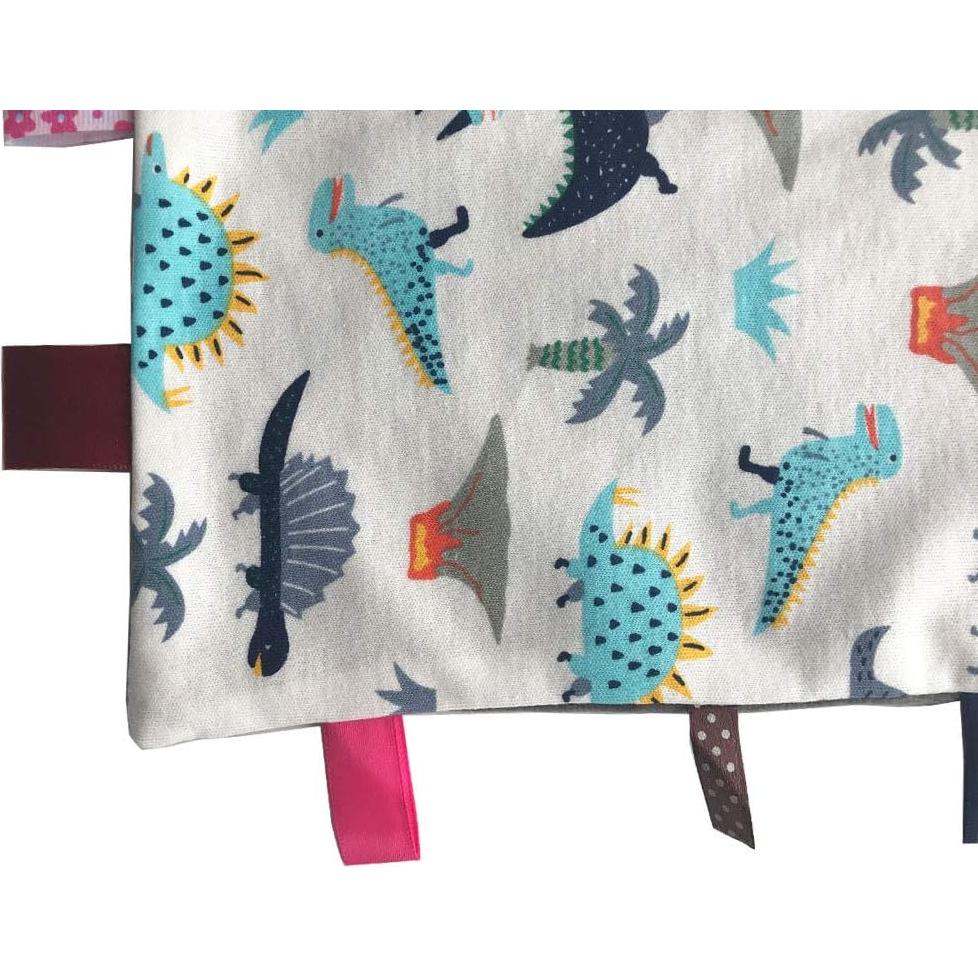 Manta de Seguridad para Bebé Yufiova Gris con Etiquetas Coloridas