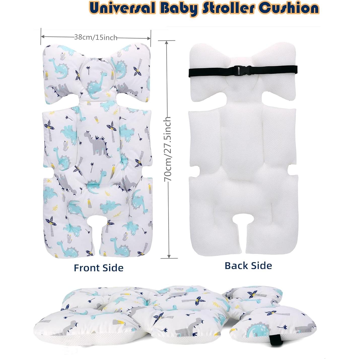 Funda de Asiento Universal para Cochecito de Bebé LJ-Bear - Algodón y Malla 3D