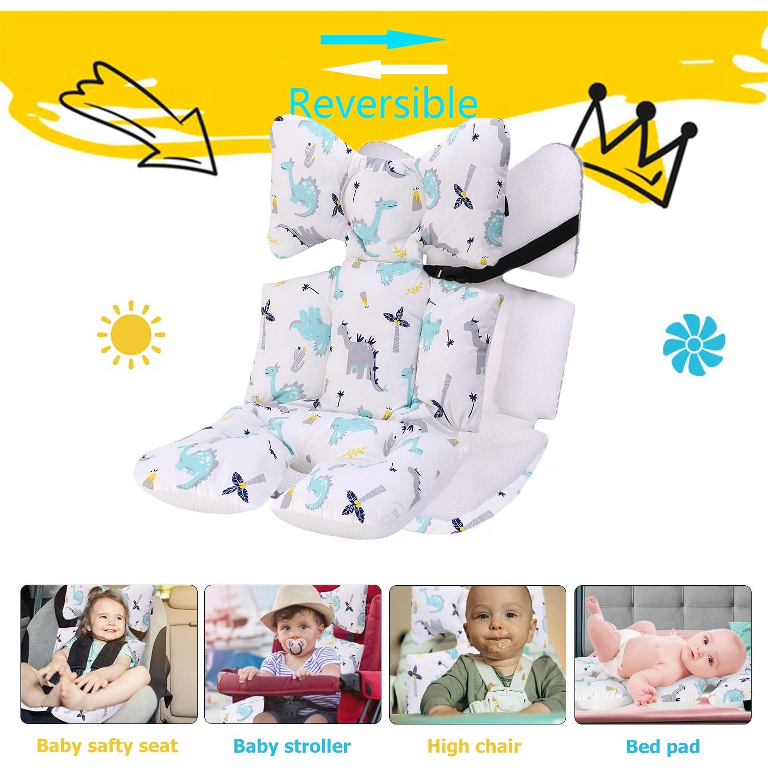 Funda de Asiento Universal para Cochecito de Bebé LJ-Bear - Algodón y Malla 3D