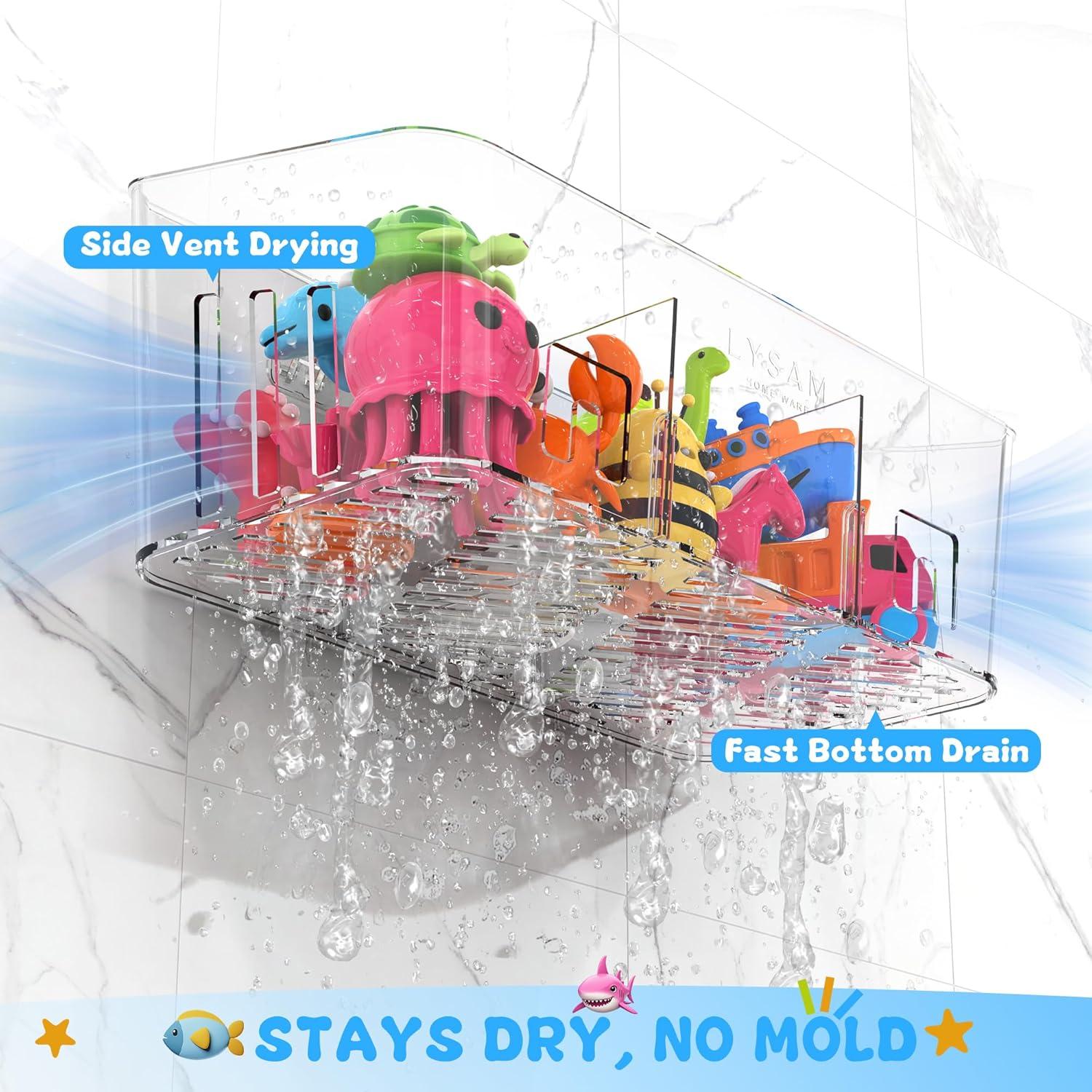 Organizador de Juguetes de Baño Lysam 2 Paquetes - Secado Rápido