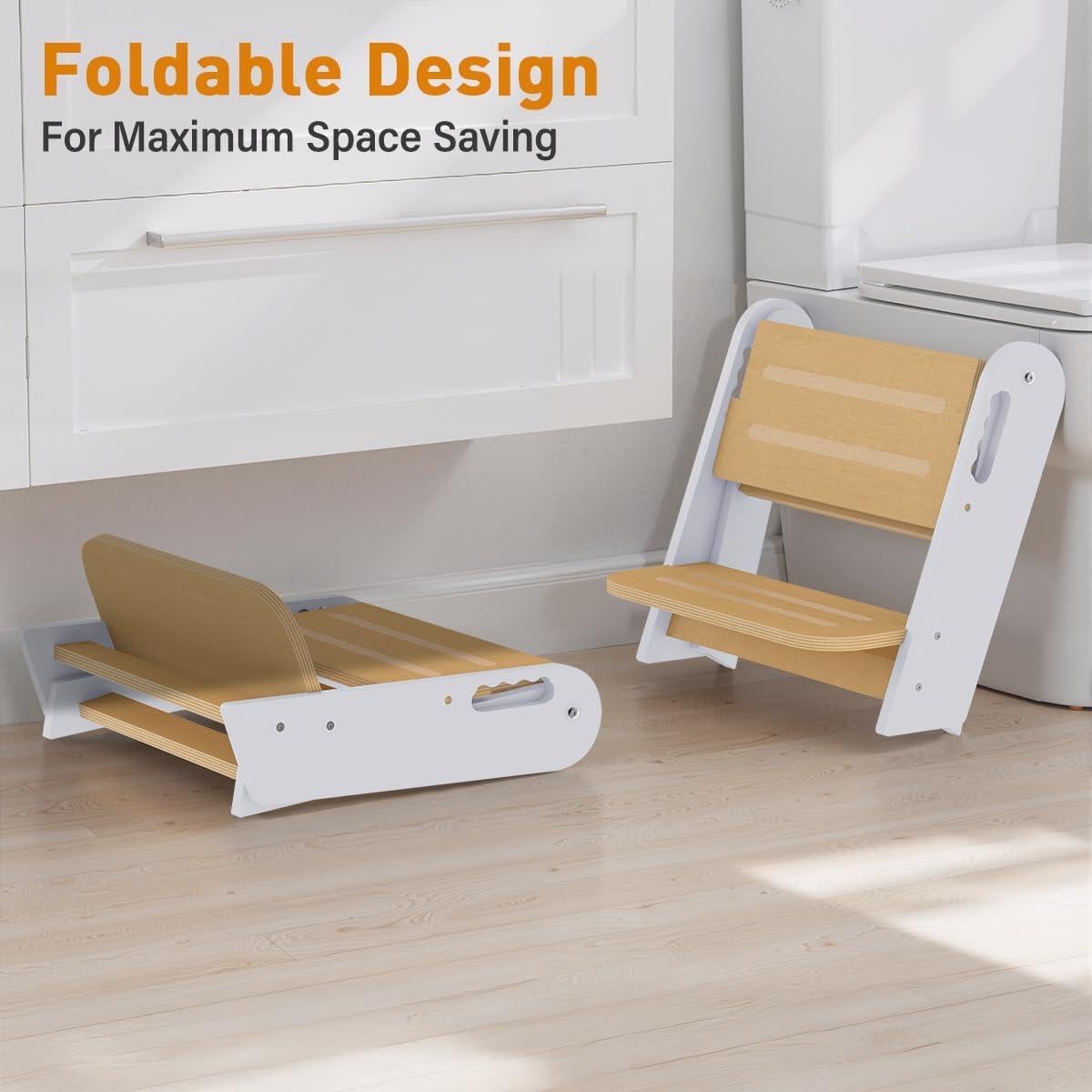 Escalera Ajustable para Niños Bonbay 2 Escalones Plegable