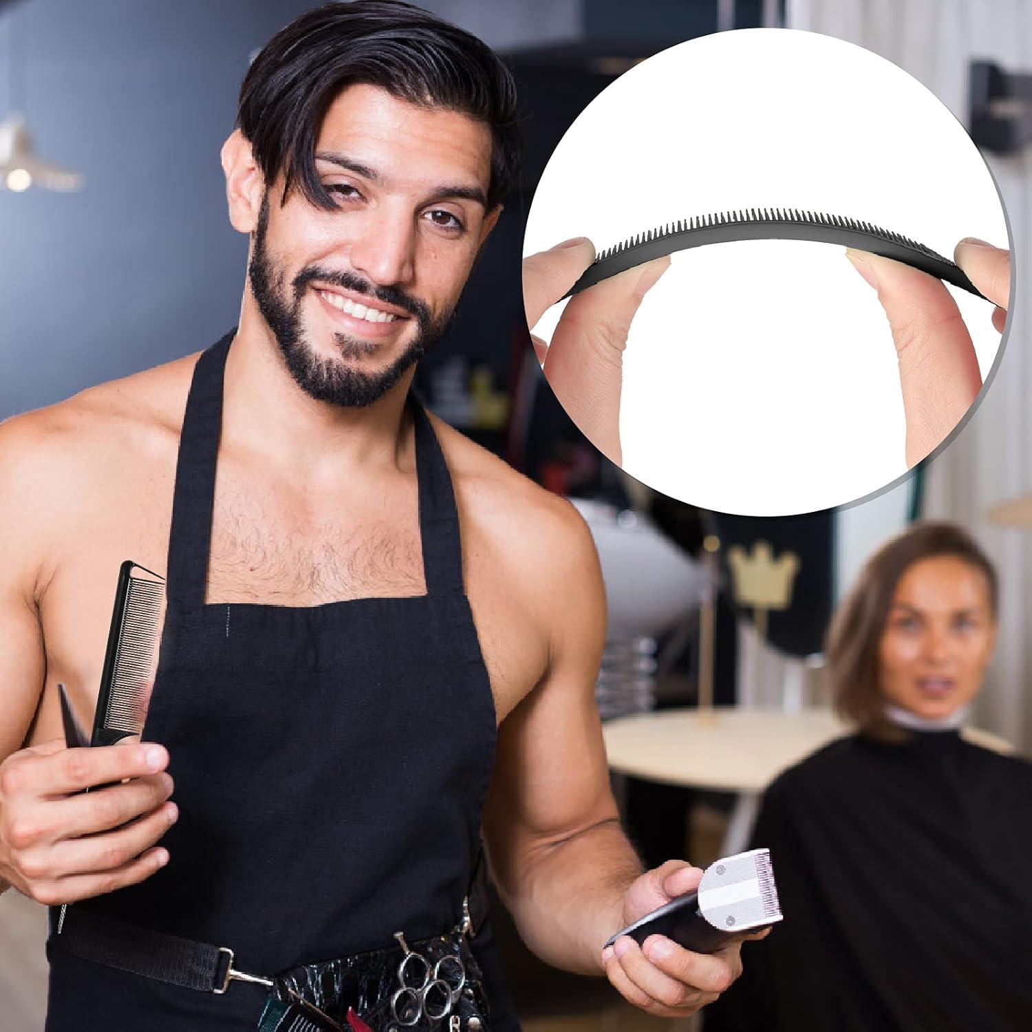 Juego de 3 Peines de Cola de Rata Kunihiko - Negro, Estilo Profesional