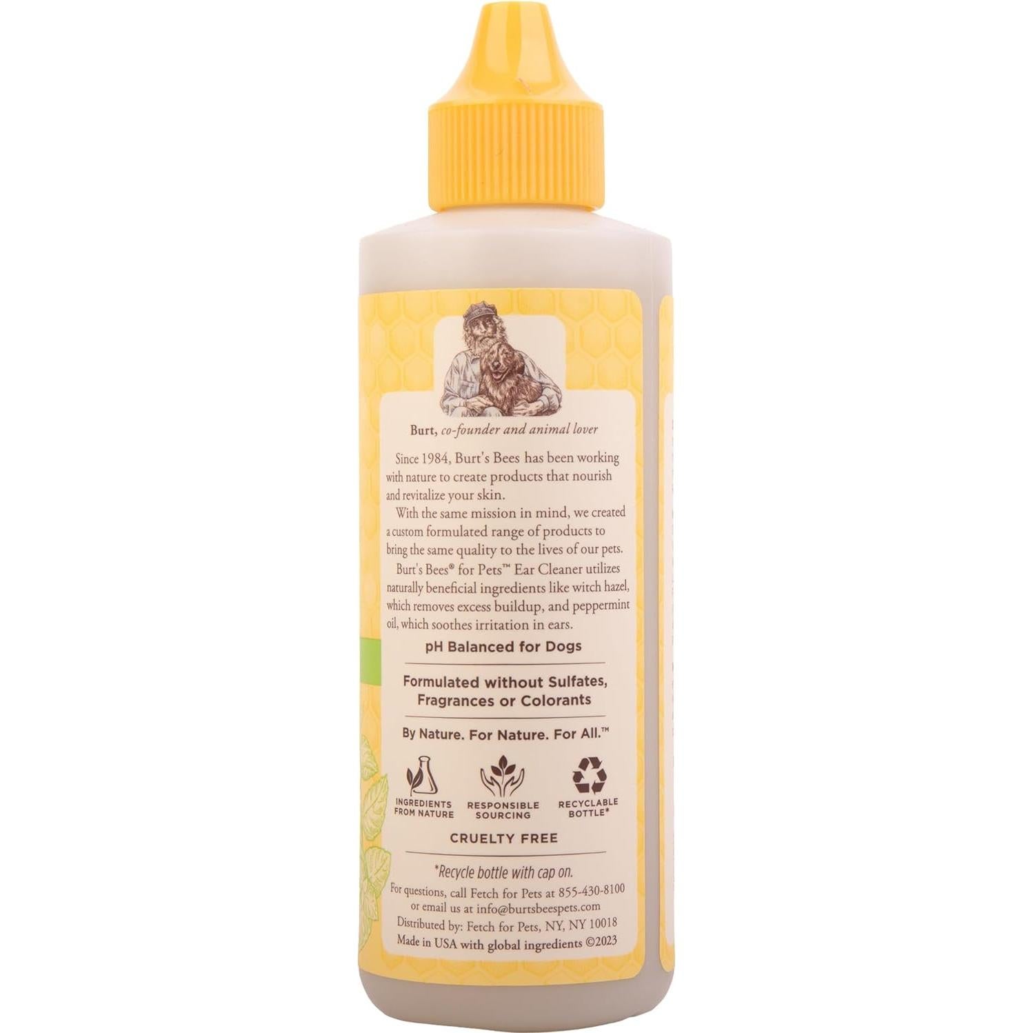 Limpiador de Oídos para Perros Burt's Bees 118 ml Natural