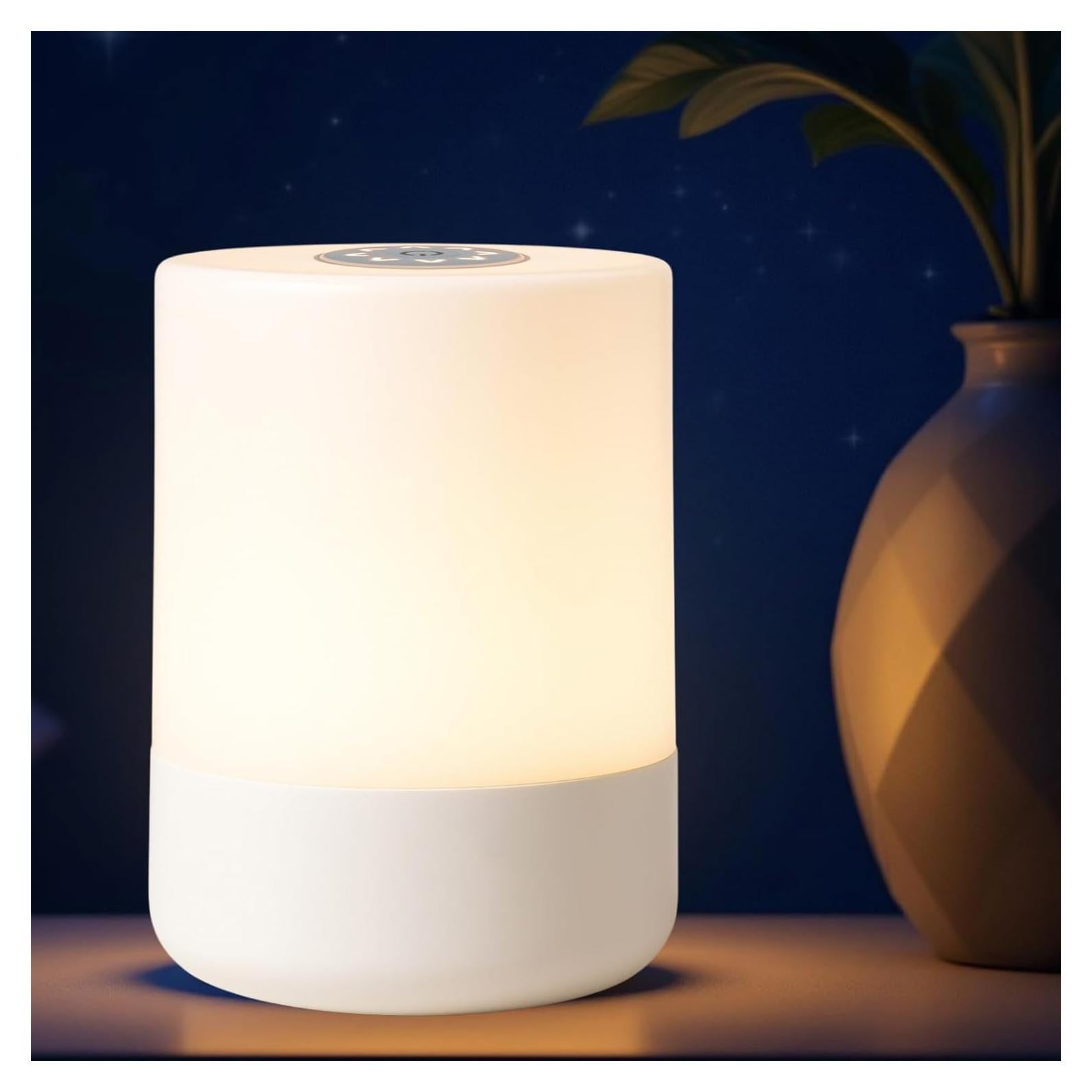 Lámpara de Mesa Táctil LED Recargable TUUWAI 3 Colores