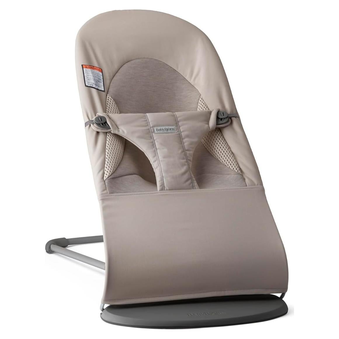Silla de Balance BabyBjörn Soft Gris Arena 2-en-1 para Bebés