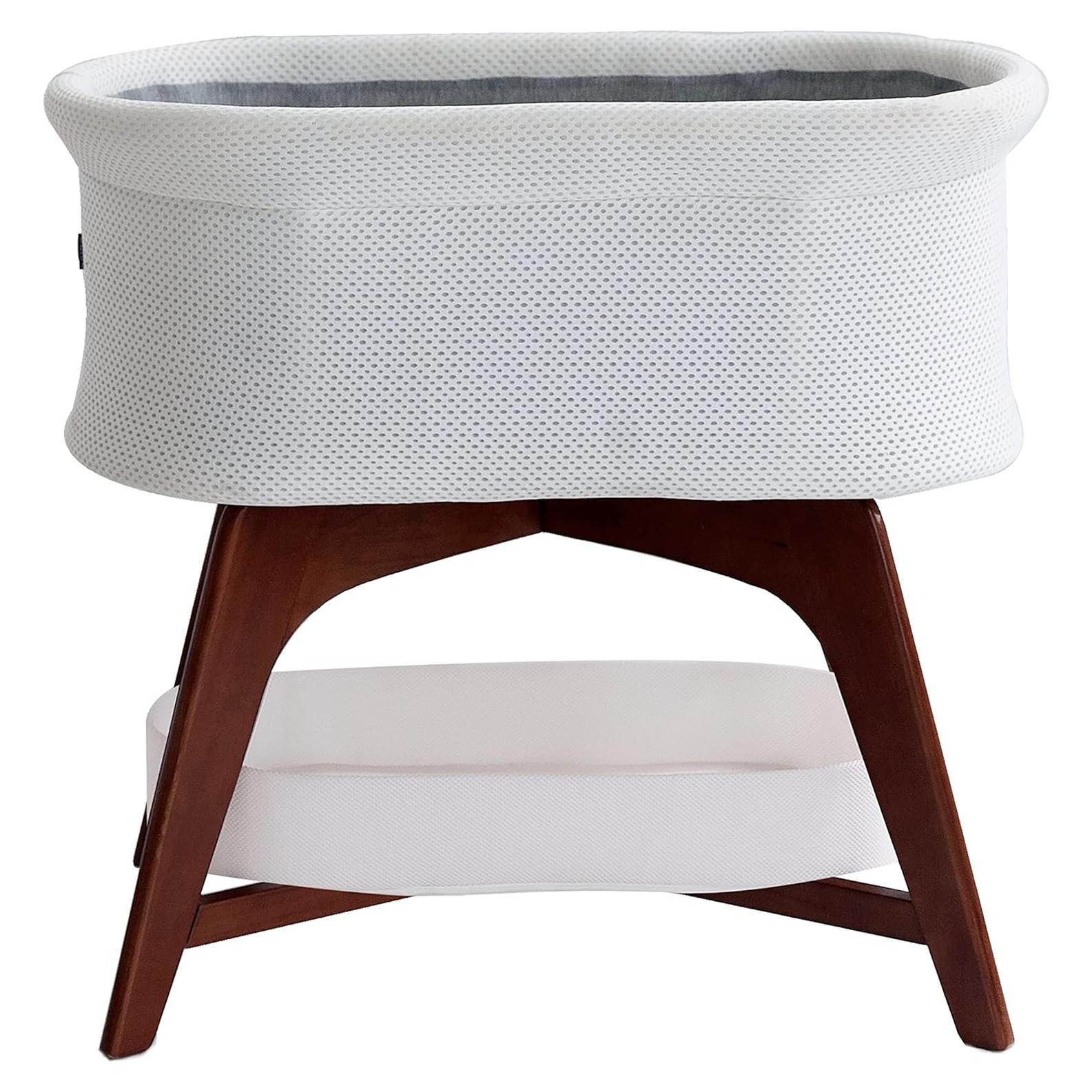 Cuna Mece-TruBliss BA501-SBA con Luz y Sonidos, Blanco