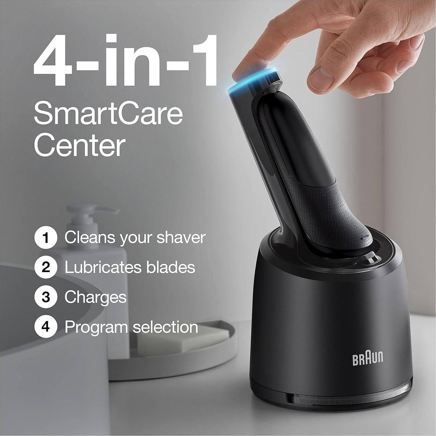 Afeitadora eléctrica Braun Series 7 7075cc para hombres - Negra