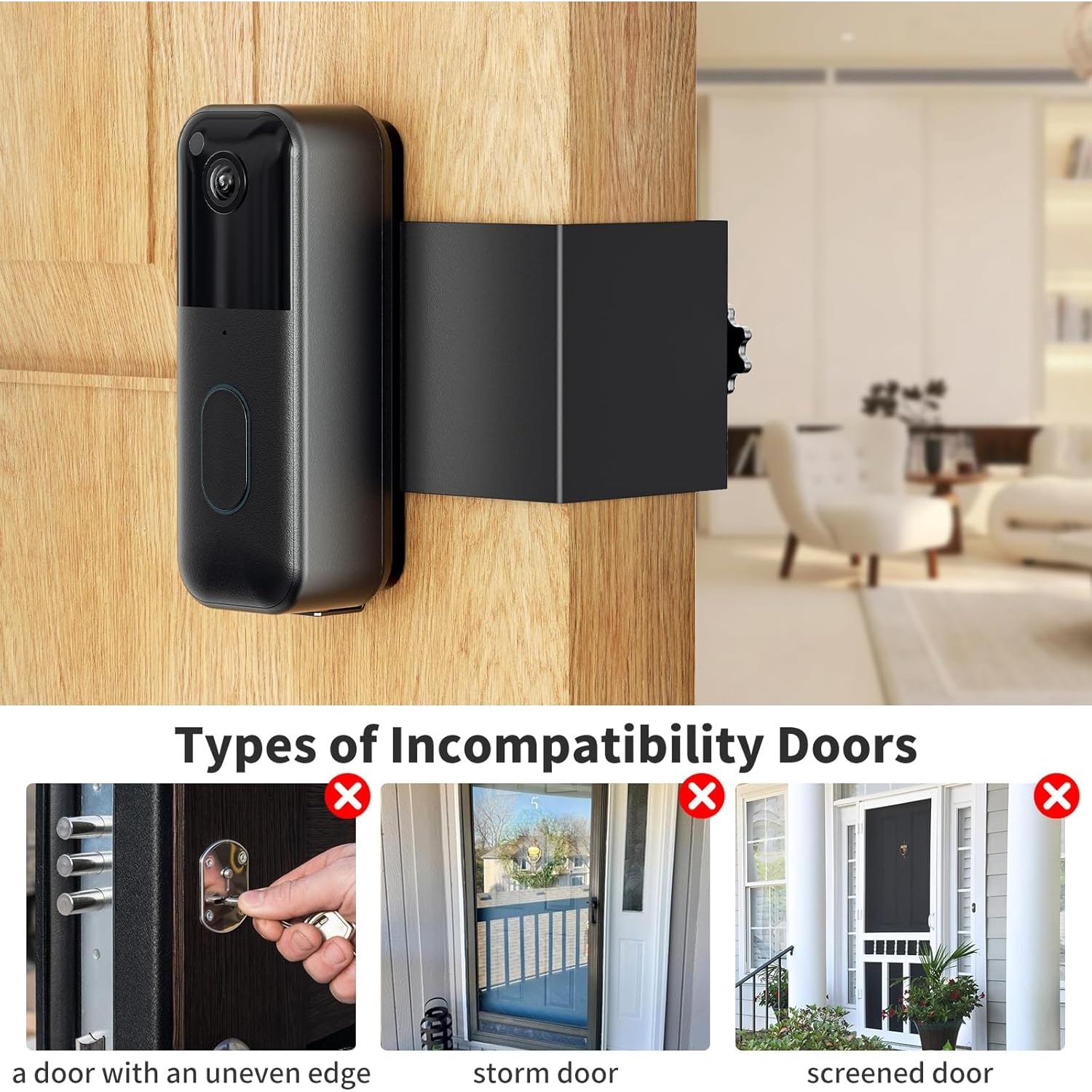 Soporte de timbre Blink 2ª generación antirrobo metal negro