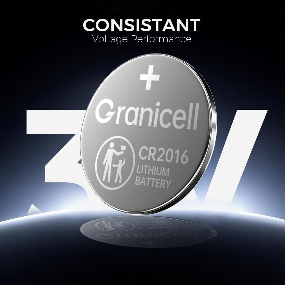 Batería de Litio CR2016 Granicell 6 Unidades 3V para Dispositivos