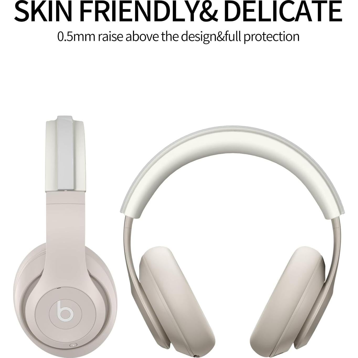 Funda de Silicona para Auriculares Beats Studio Pro - Albaricoque