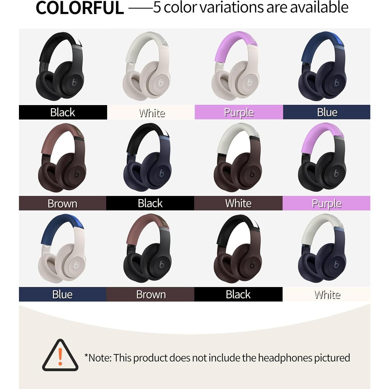 Funda de Silicona para Auriculares Beats Studio Pro - Albaricoque