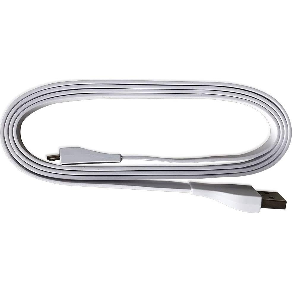 Cable de Carga USB QJYTH 1.2m para Logitech UE Boom Blanco