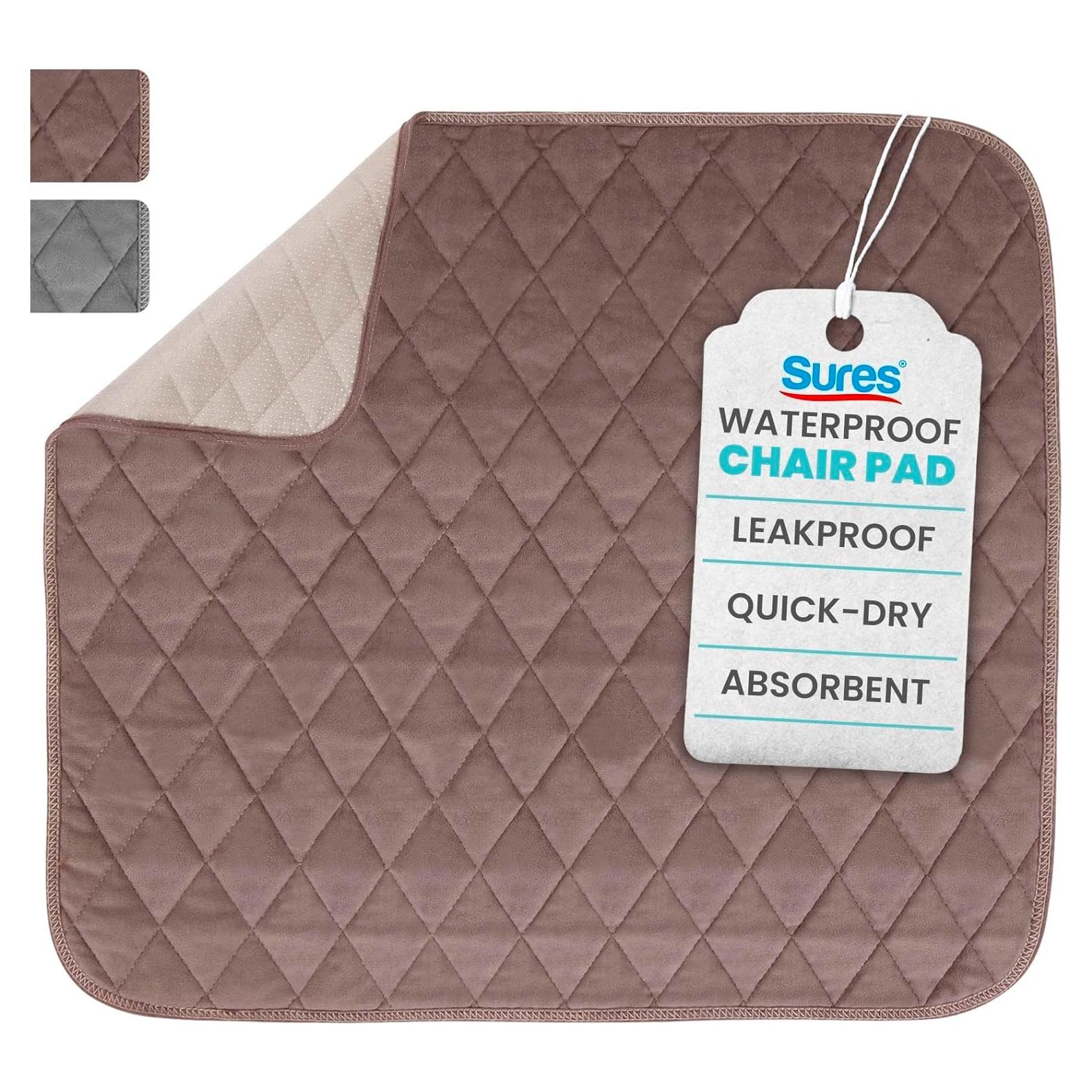 Almohadilla Impermeable Sures 56x53 cm - Protector Lavable para Sillas