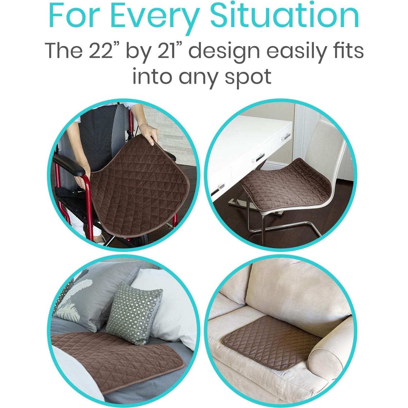 Almohadilla Impermeable Sures 56x53 cm - Protector Lavable para Sillas